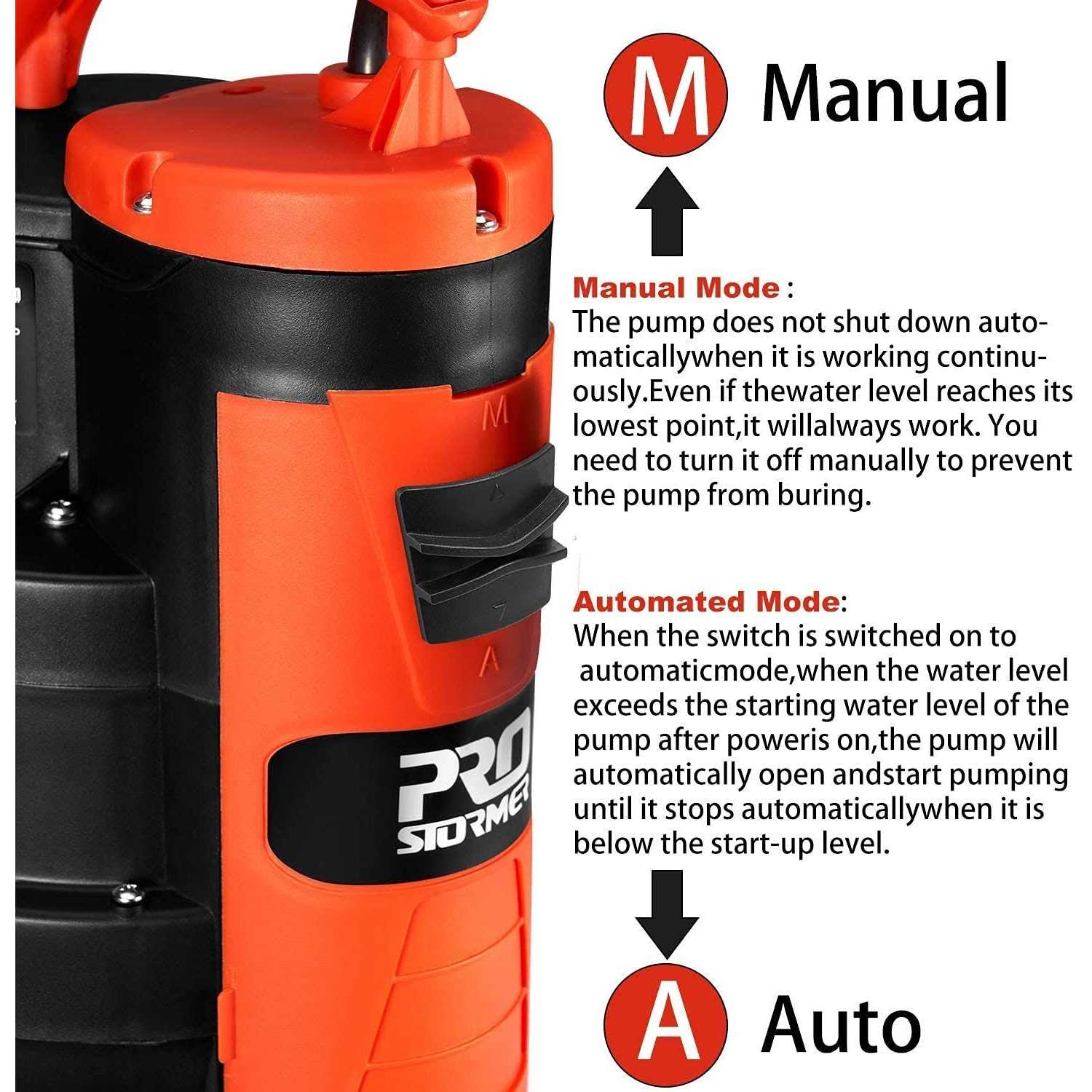 Sump Alarm PC-PB-6-18-2 6 Foot 18/2 Piggyback Float Switch/Sump Pump Control Cord - Inhomebuy