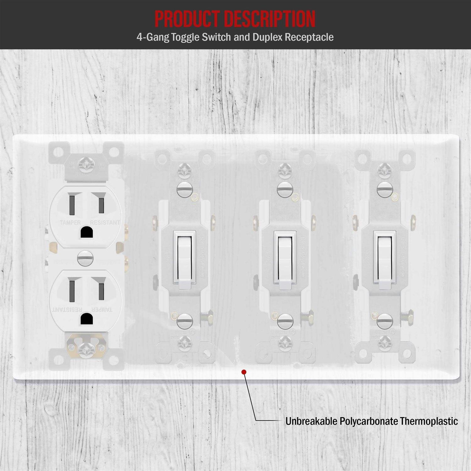 Enerlites 975501-C Screw Cap Floor Box Cover 4 Diameter - Inhomebuy
