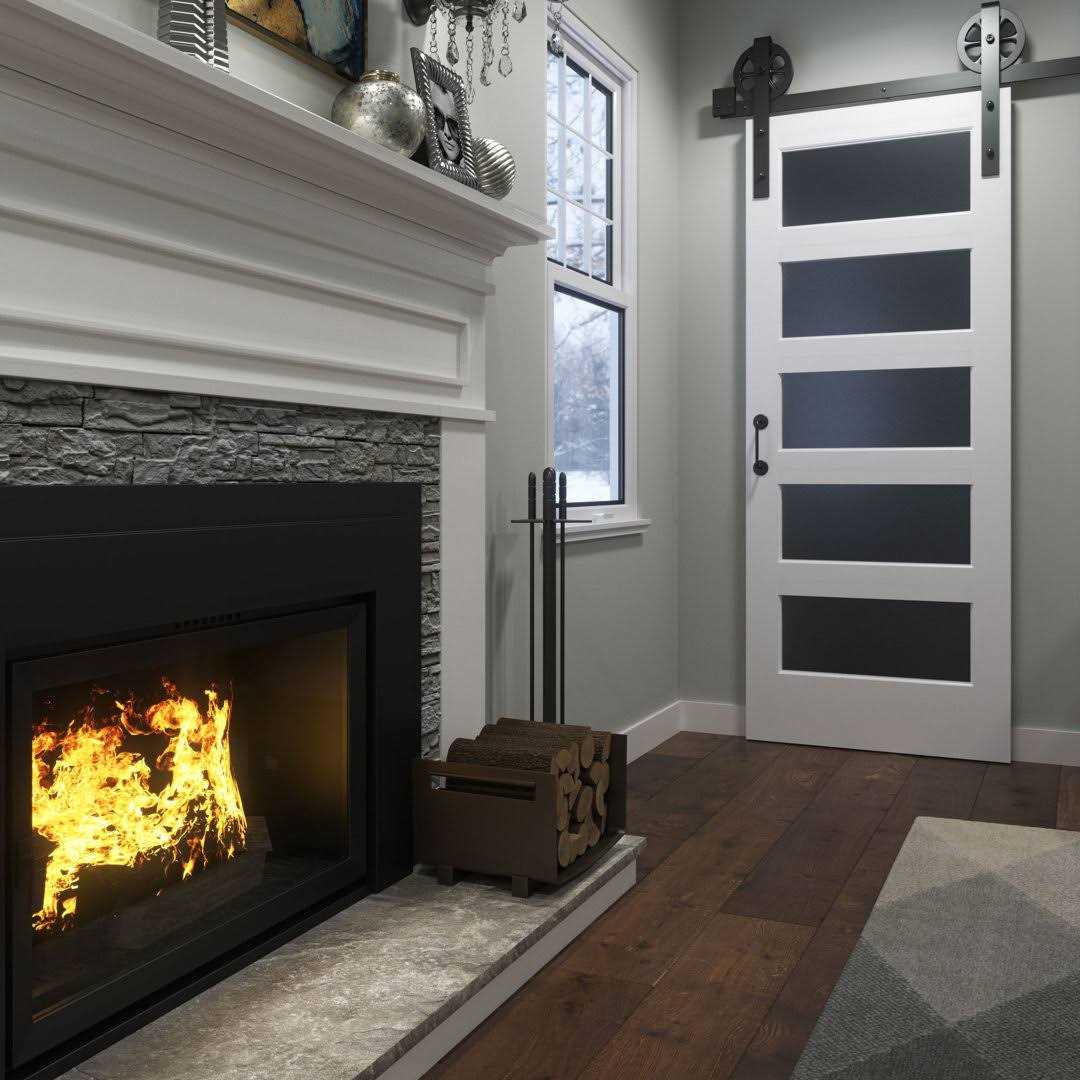 EightDoors 30-in x 80-in White Primed 2-Panel Square - Inhomebuy