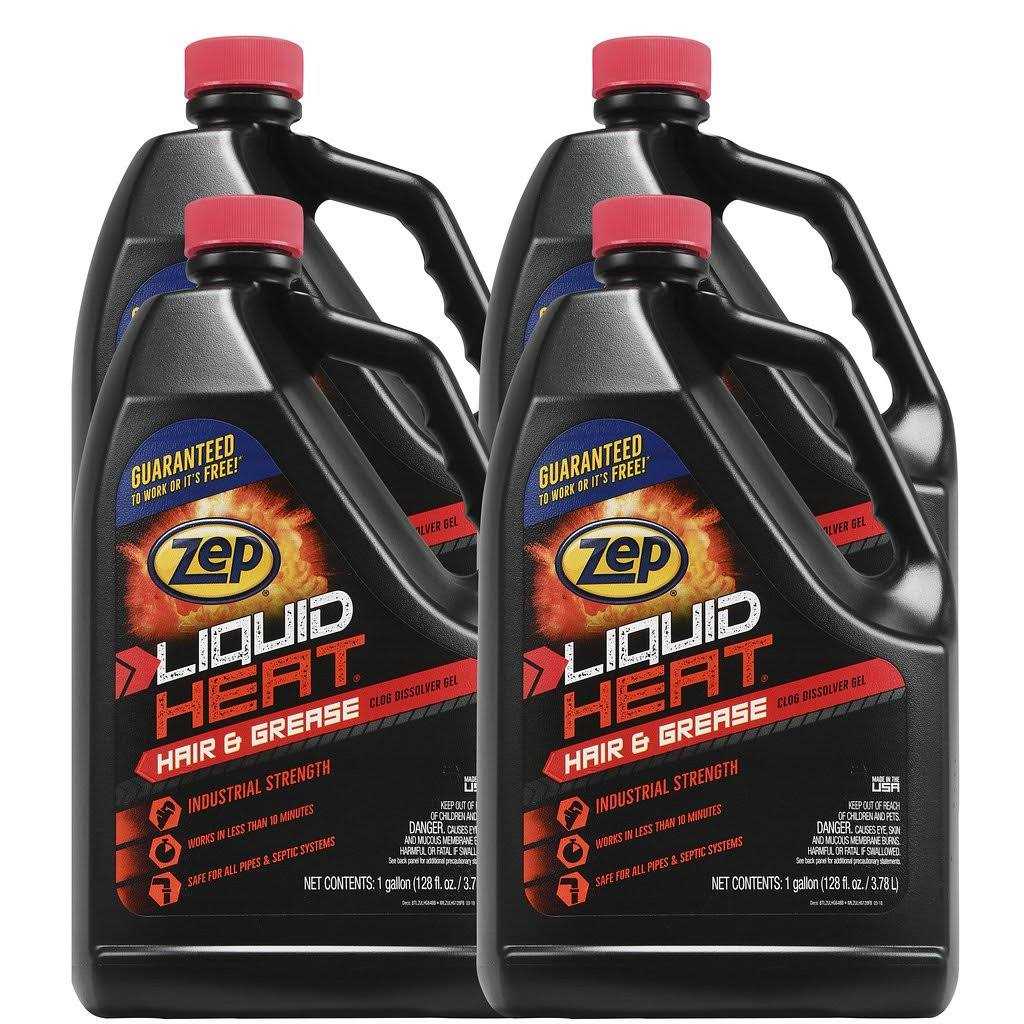 Zep Liquid Heat Drain Opener - Inhomebuy