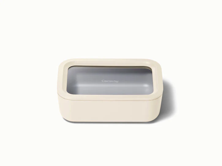 Caraway Medium Storage Container in Cream - Inhomebuy