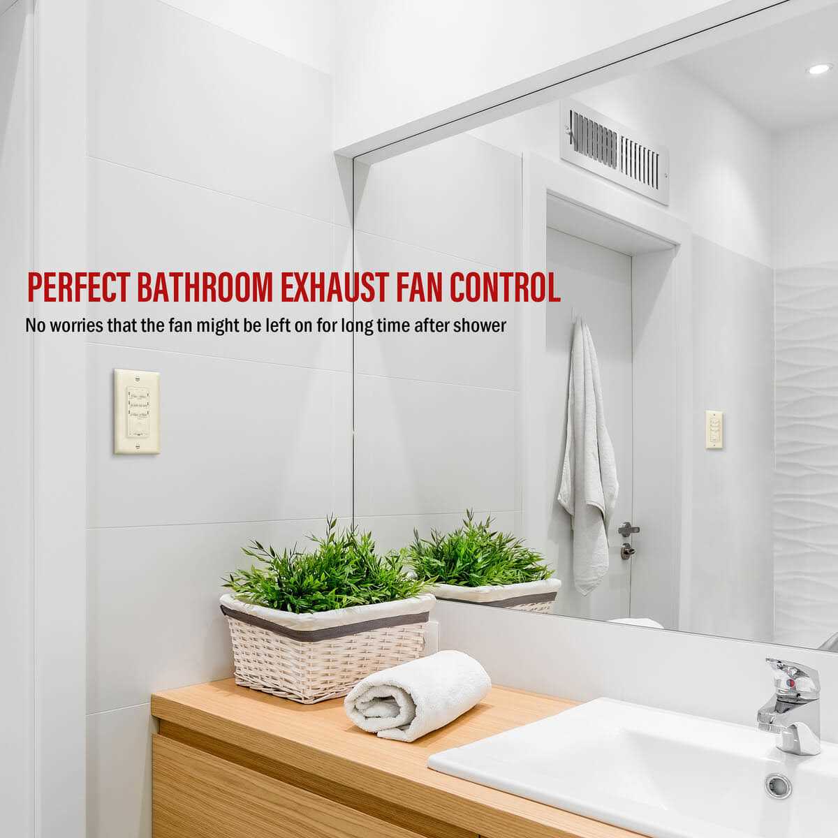 Enerlites Commercial Grade Decorator Double Rocker Switch 62834-W - Inhomebuy