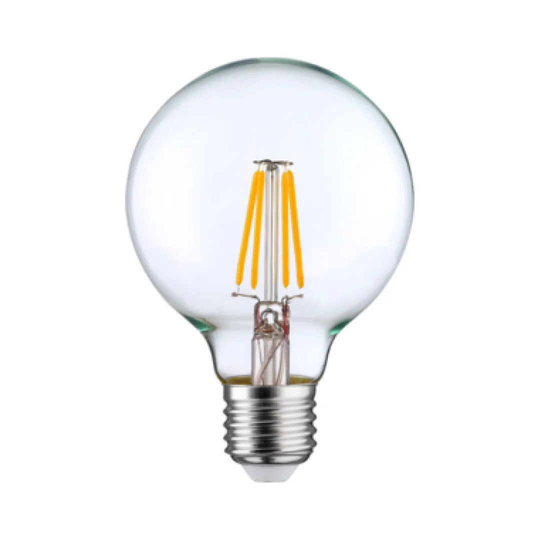 CNA LED G25 Lamp: 5W, 450 lumens (=40W), warm white 3000K, dimmable | LED-5WG25-CL - Inhomebuy