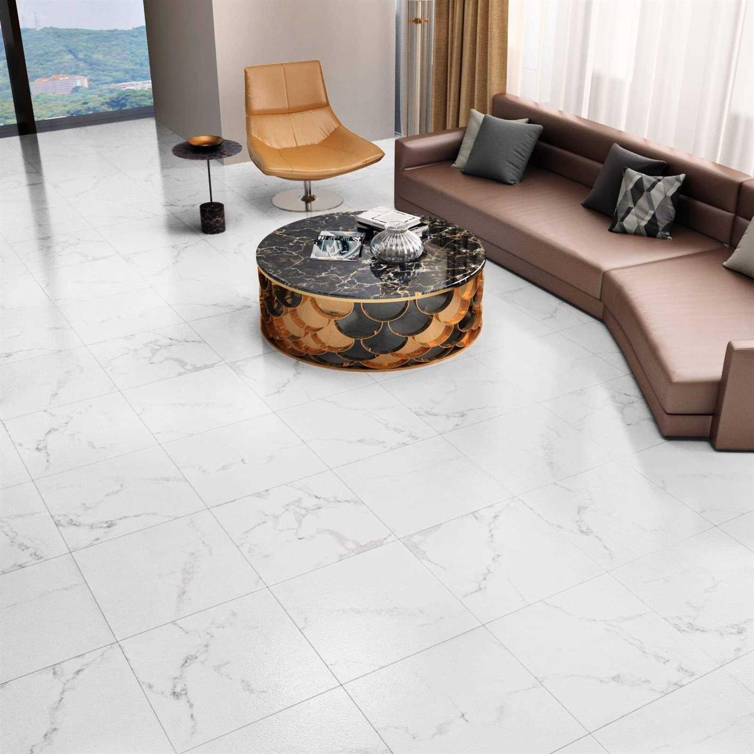 Westick Floor Tiles Peel and Stick Waterproof Marble Floor Vinyl Tiles Peel and Stick Floor Tile Bathroom Self Adhesive Floor Tiles - Inhomebuy