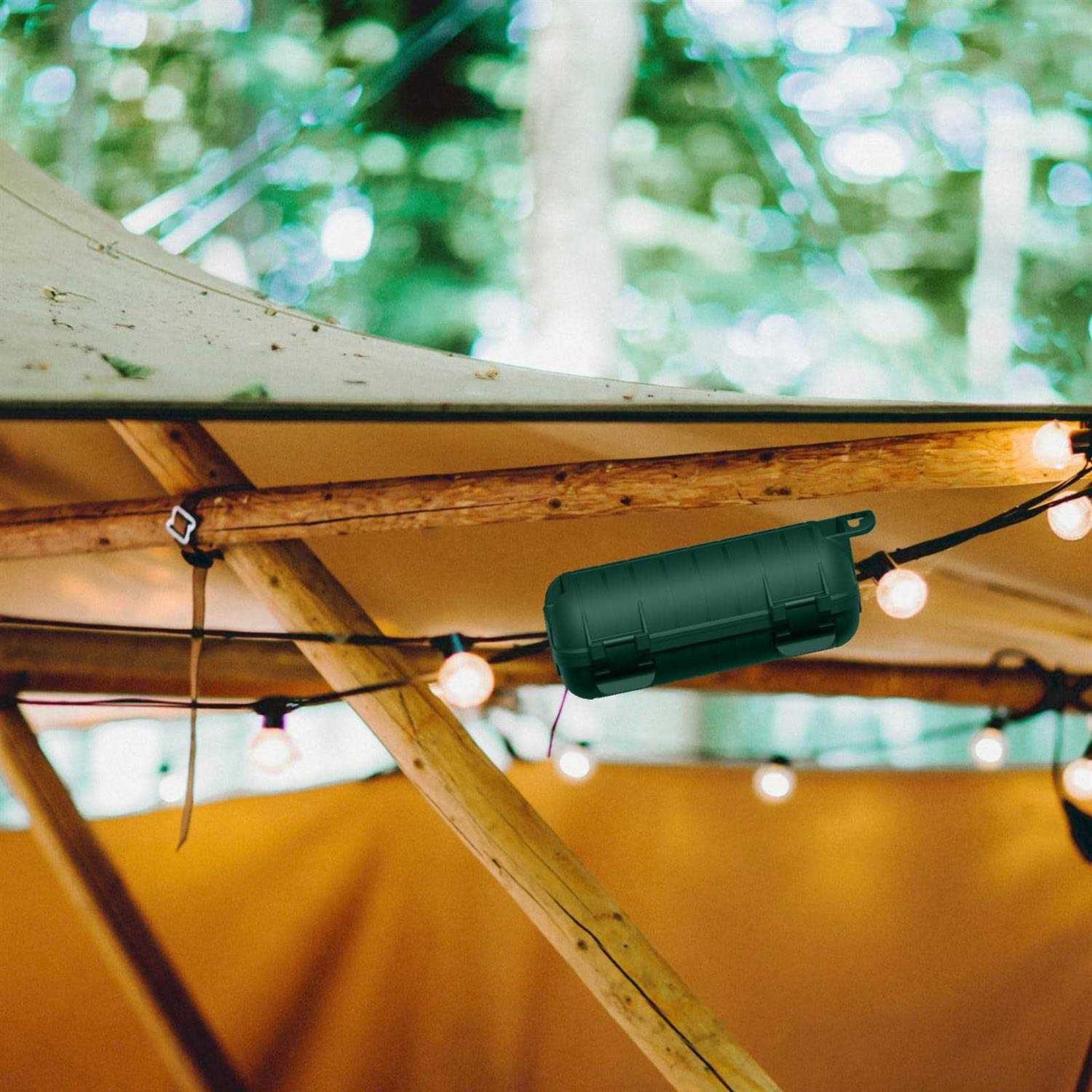 Extension Cord Cover Outdoor Cord Connector Protector IP54 Waterproof with 4 Detachable Latches - Inhomebuy