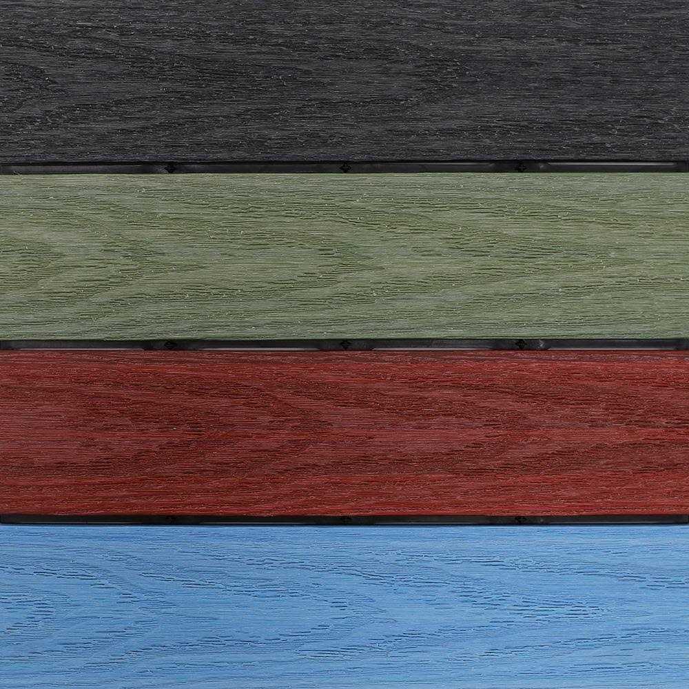 NewTechWood Ultrashield Naturale 1 ft. x 1 ft. Composite Quick Deck Outdoor Deck Tile Sample - Inhomebuy