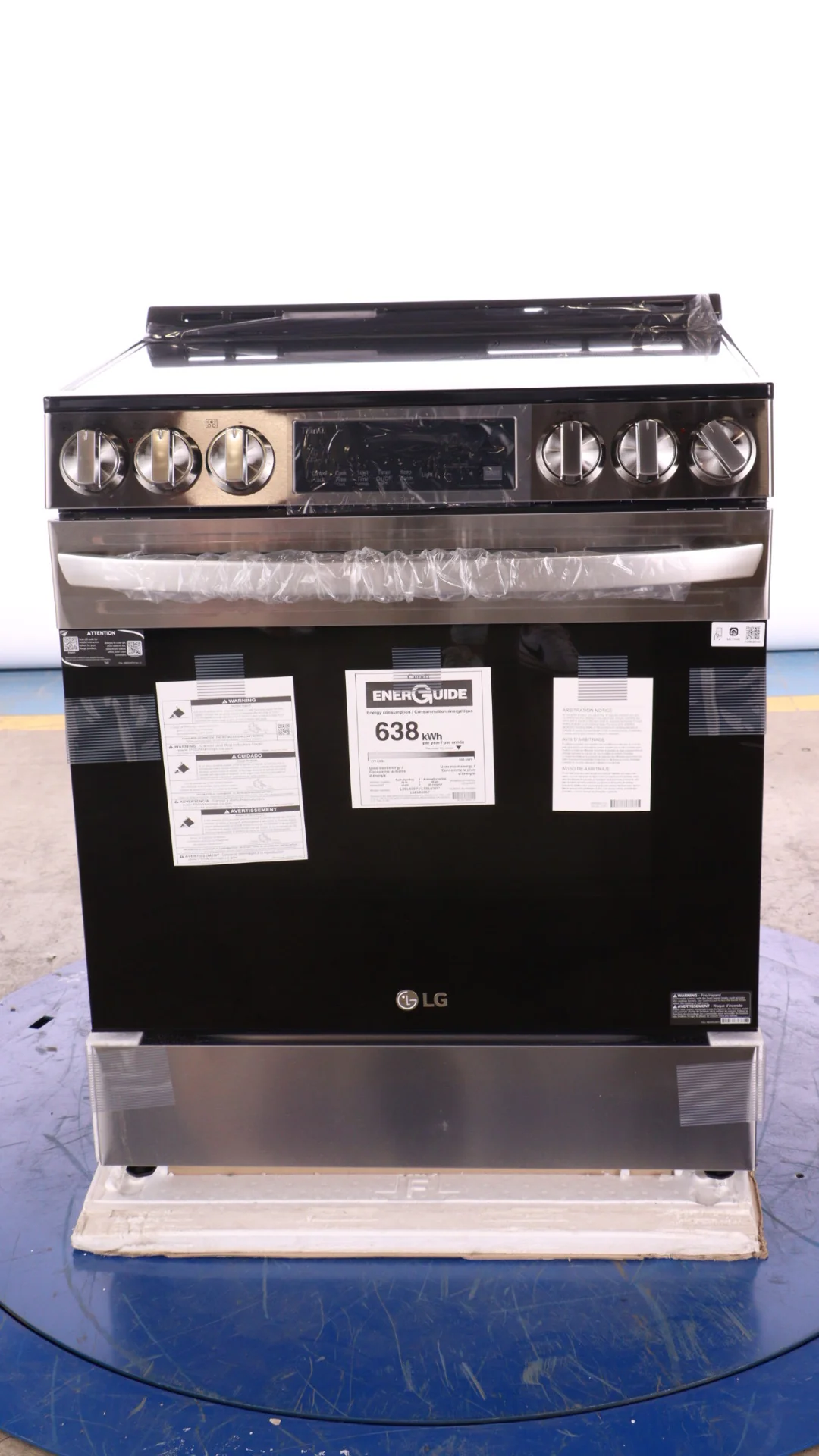 LG 6.3 CU. FT. SMUDGE RESISTANT STAINLESS STEEL SMART WI-FI ENABLED FAN CONVECTION ELECTRIC SLIDE-IN - Inhomebuy