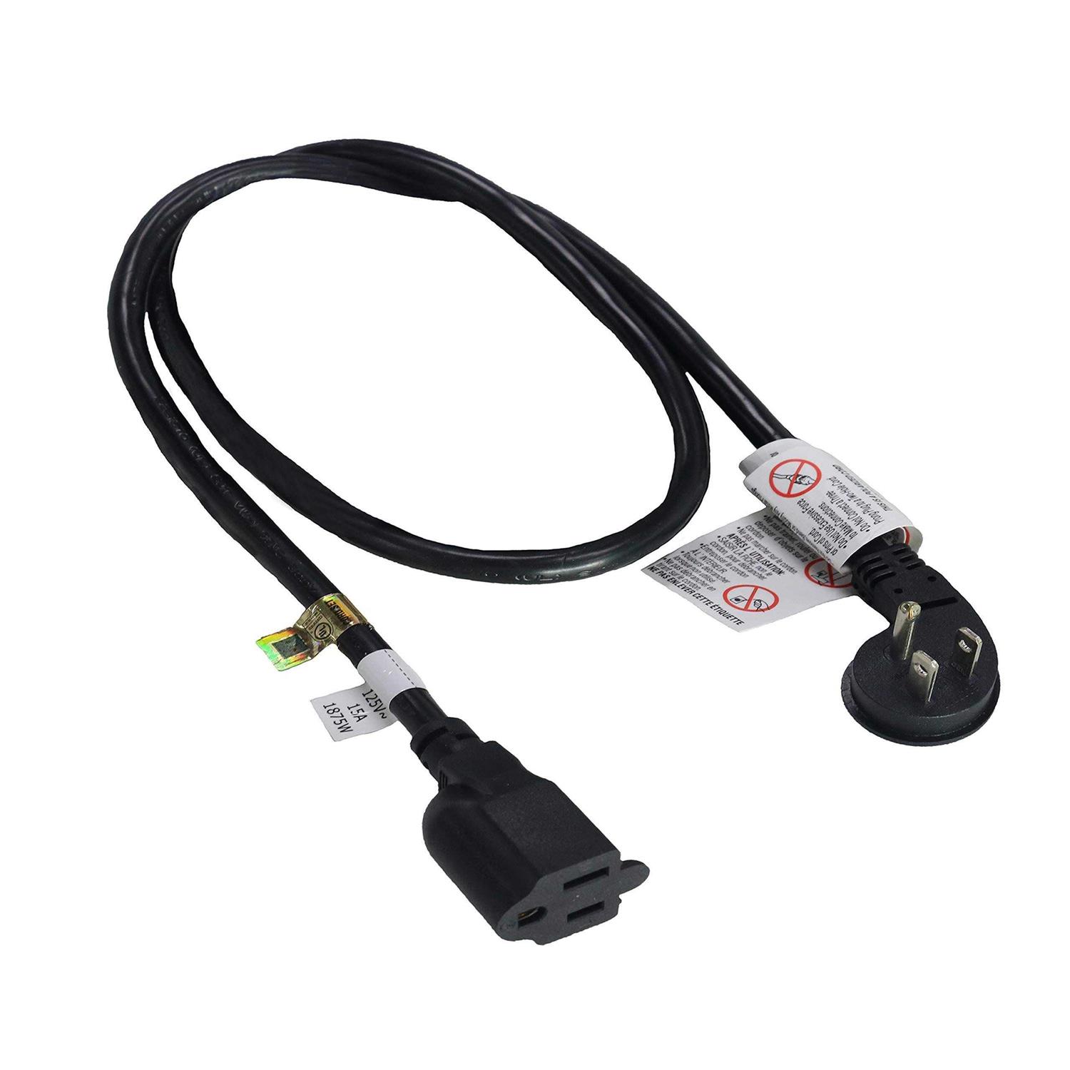 Firmerst 1875W Flat Plug Extension Cord 6 Feet 14 Awg 15A - Inhomebuy