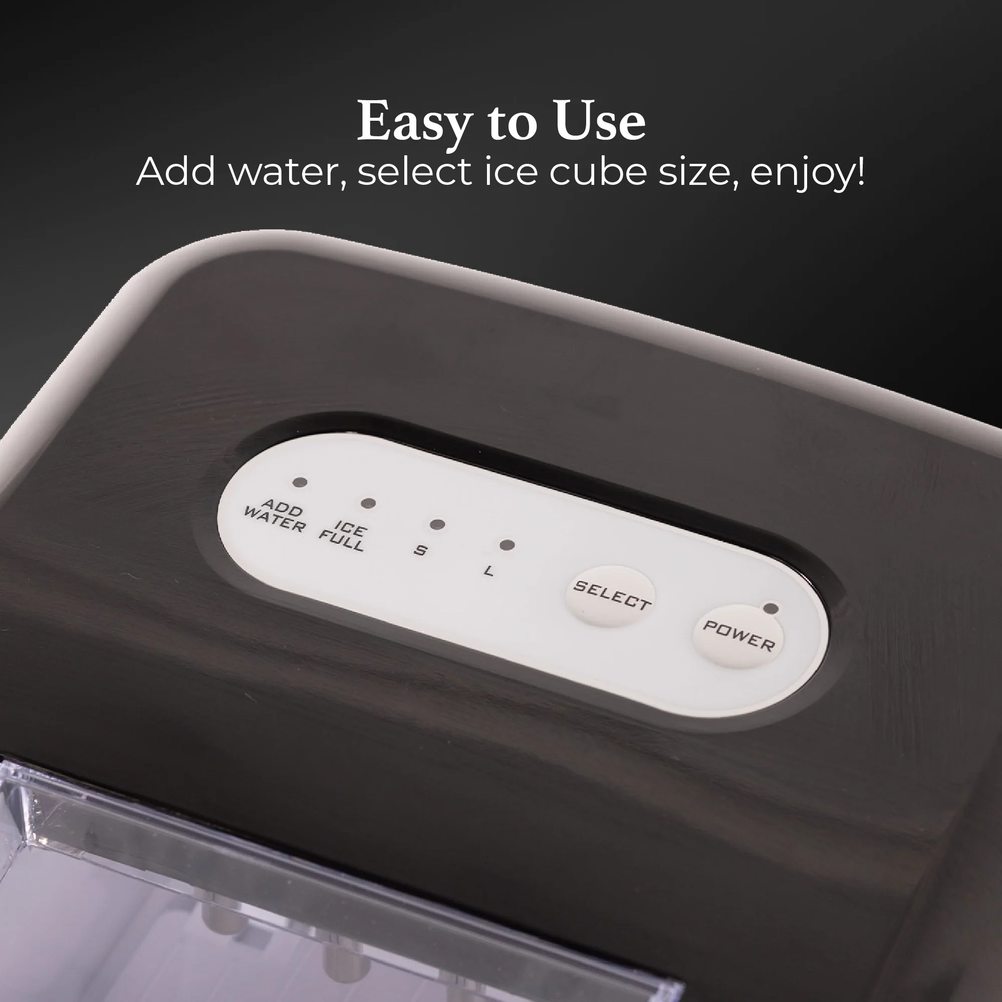 Igloo 26-Pound Automatic Portable Countertop Ice Maker Machine - Black - Inhomebuy