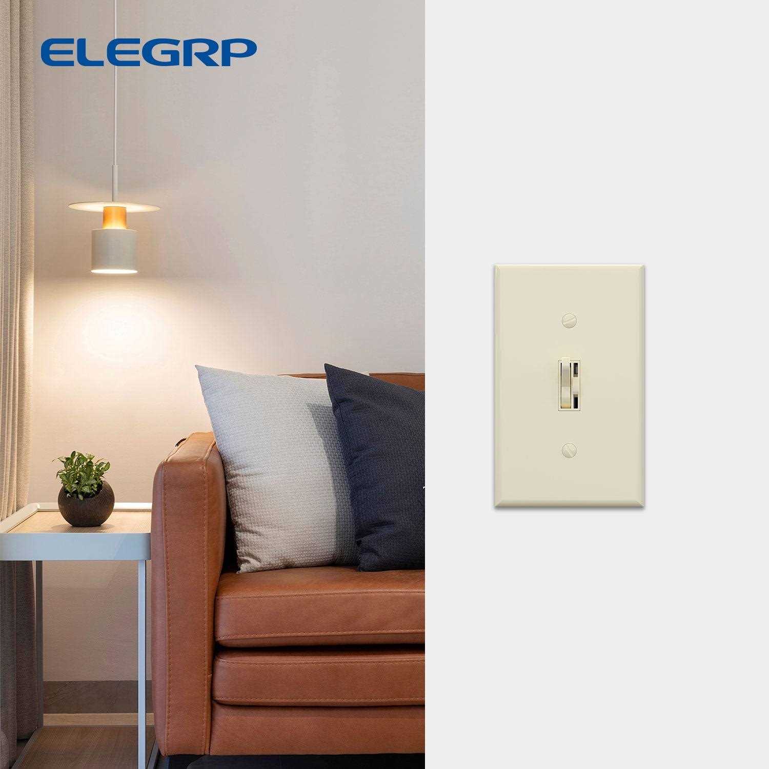 ELEGRP Slide Toggle Dimmer Switch DM101S - Inhomebuy