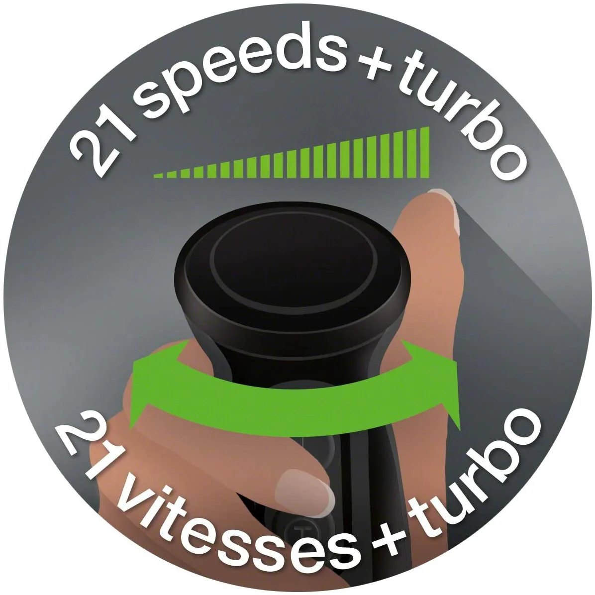 Braun MultiQuick 5 Vario Hand Blender: 400W, 21 speeds, black | MQ5000 - Inhomebuy