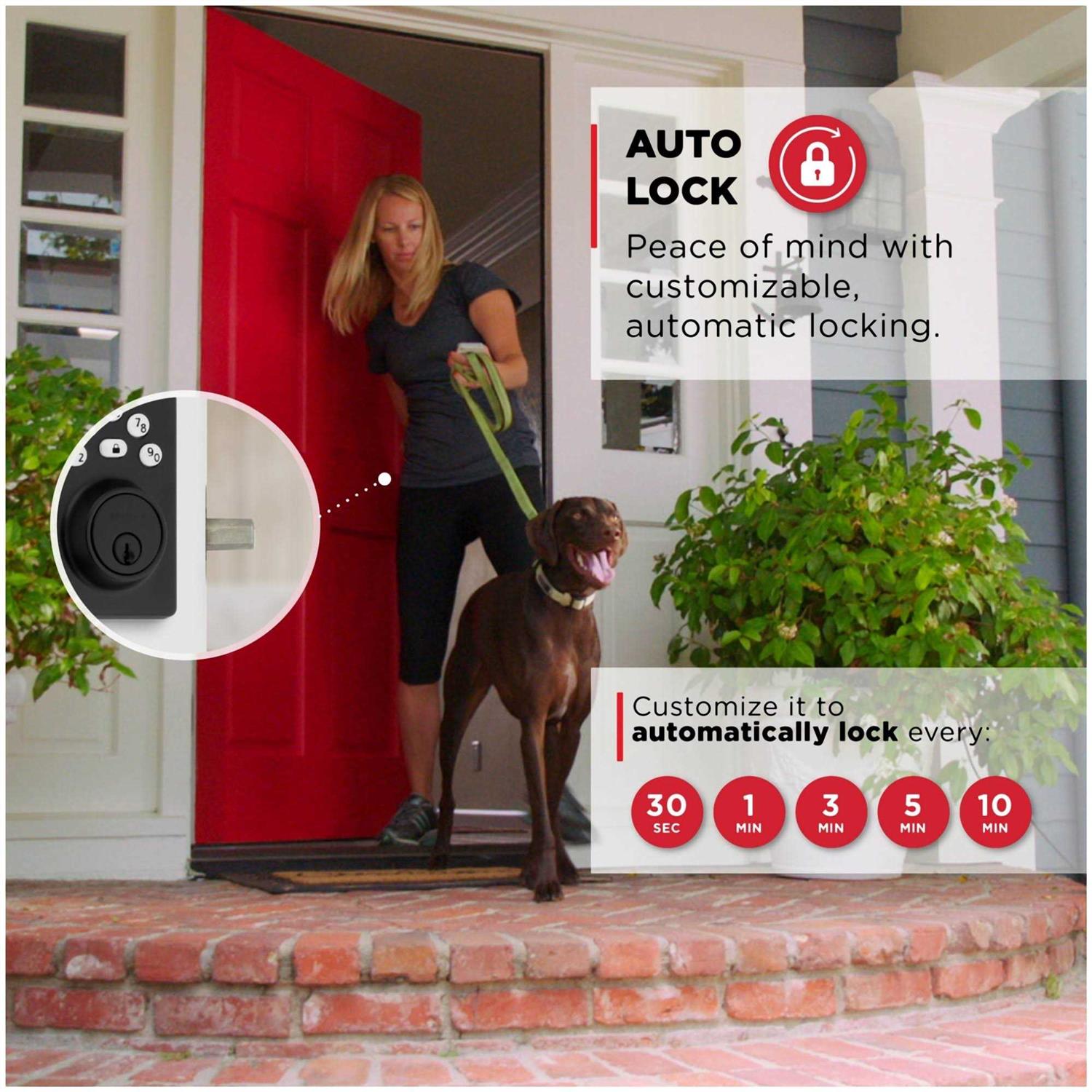 Kwikset Powerbolt Zinc Electronic Deadbolt - Inhomebuy