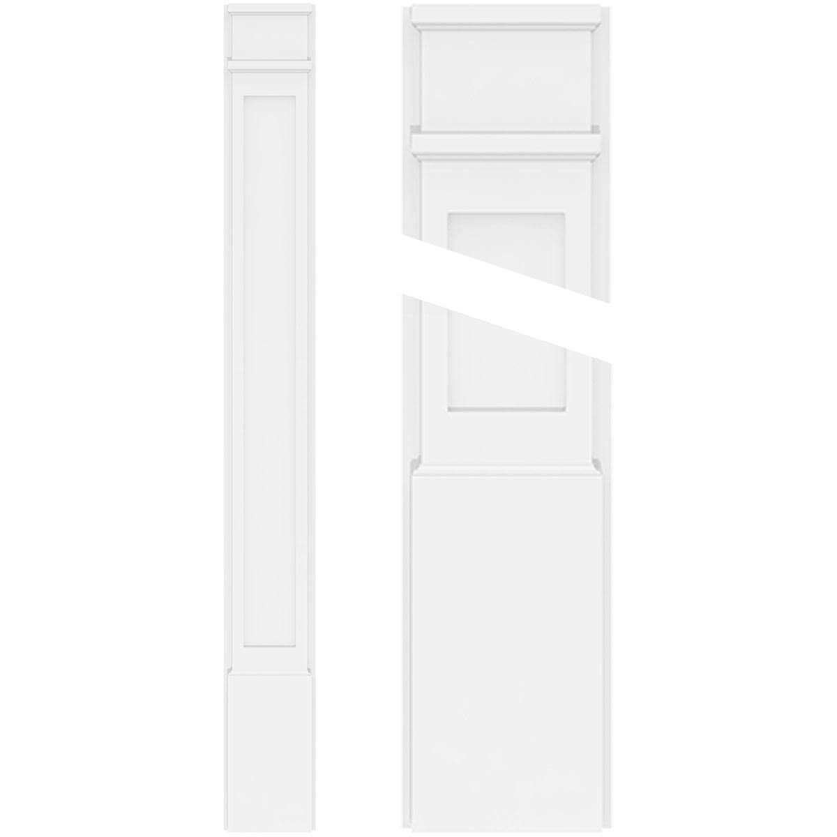 Ekena Millwork Peaked Newel Post Cap for 8 Newel Post NPC08X08P - Inhomebuy