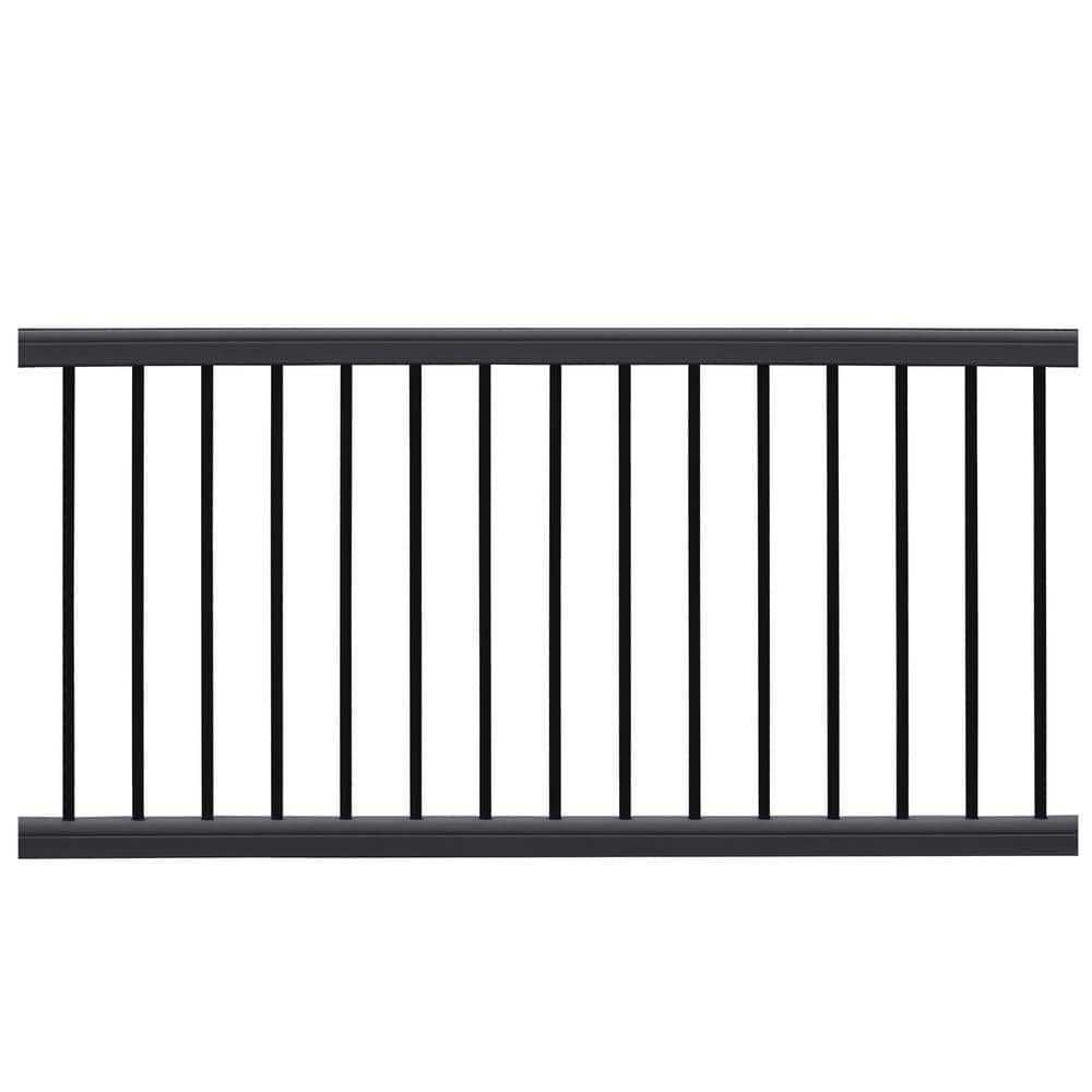 NewTechWood Ultrashield Hemispheres 36 in. x 3 in. x 6 ft Composite Railing Kit - Inhomebuy