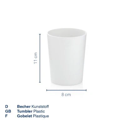 Tumbler Marta White - Inhomebuy
