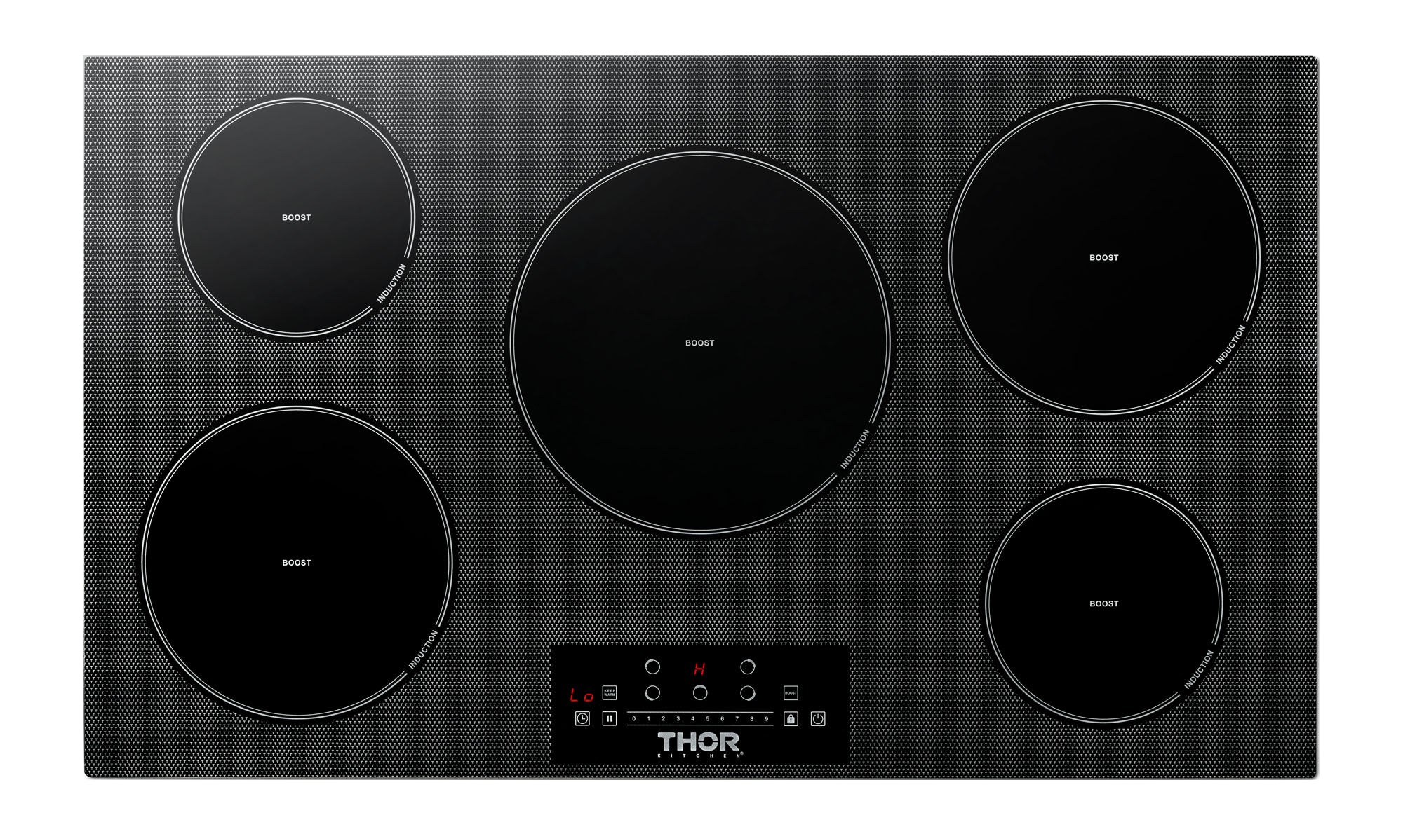 Thor Kitchen 36 Inch Built-In Induction Cooktop with 5 Elements, TIH36 - Inhomebuy