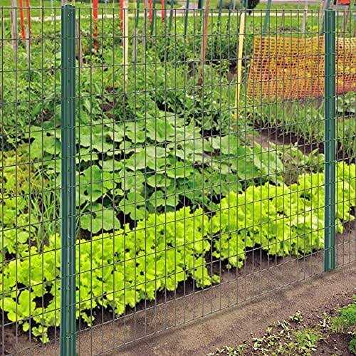 Vasgor Sturdy Duty Metal Fence Post Garden U Post for Fencing - Inhomebuy