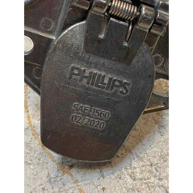 Phillips Ind. 15-730 7 Pin Plug with Cable Guard Zinc Die-Cast - Inhomebuy