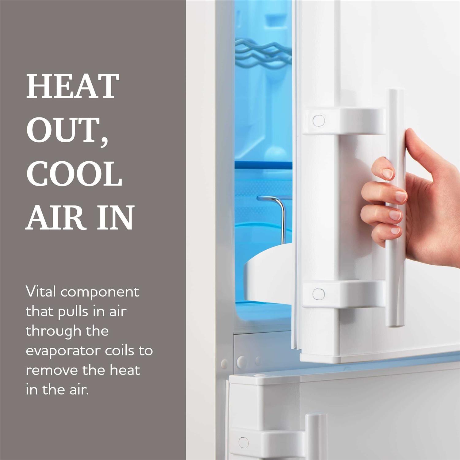 Parts Master Replacement for GE Refrigerator Evaporator Fan Motor - Inhomebuy