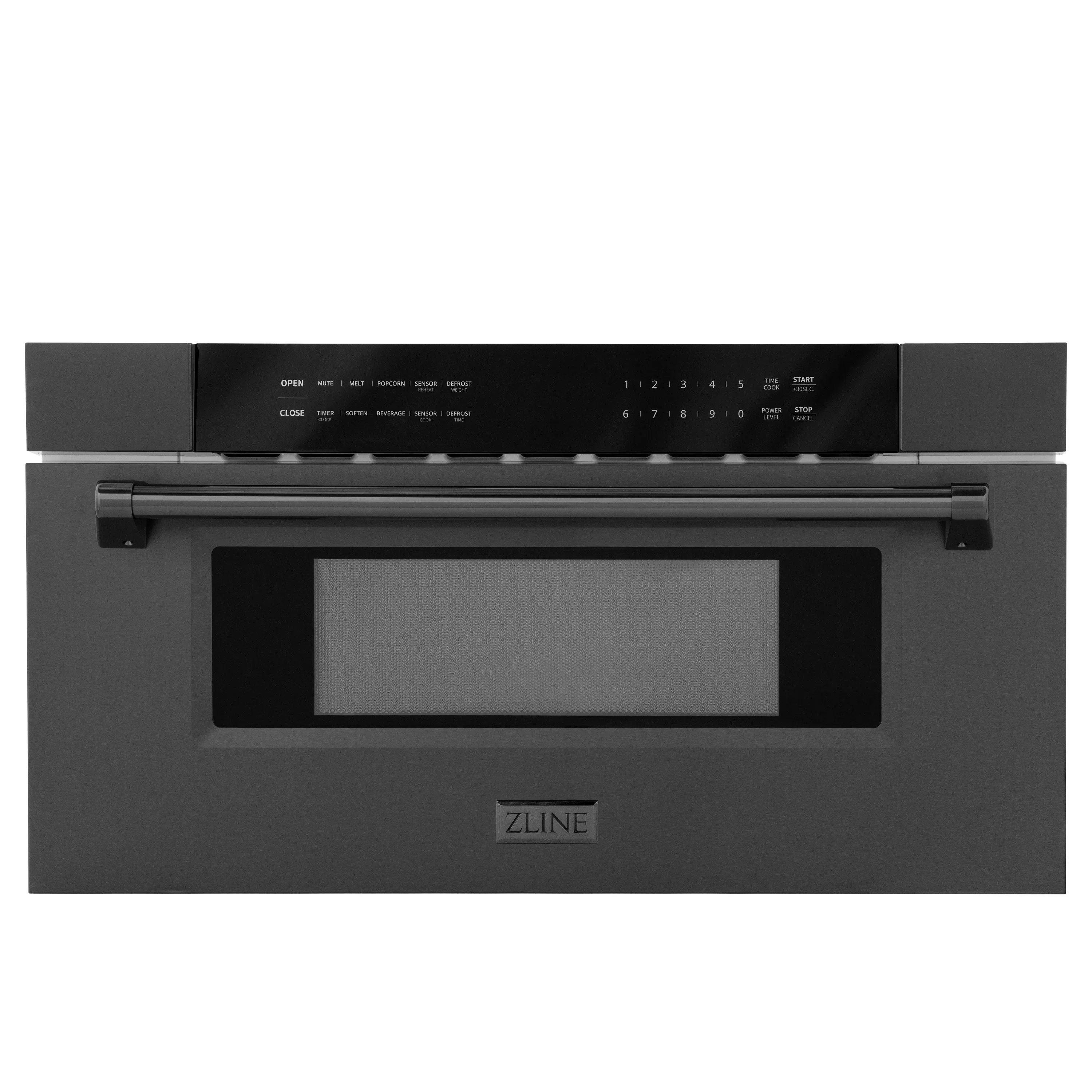 ZLINE 30 Inch 1.2 cu. ft. Built-In Microwave Drawer In Black Stainless Steel, MWD-30-BS - Inhomebuy