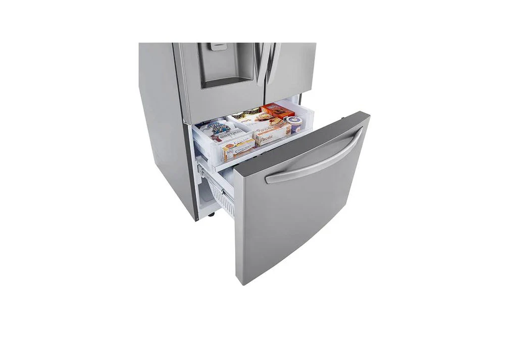 LG 33 IN. 25 CU. FT. SMUDGE-RESISTANT STAINLESS-STEEL FRENCH DOOR REFRIGERATOR WITH SMARTHINQ WI-FI - Inhomebuy