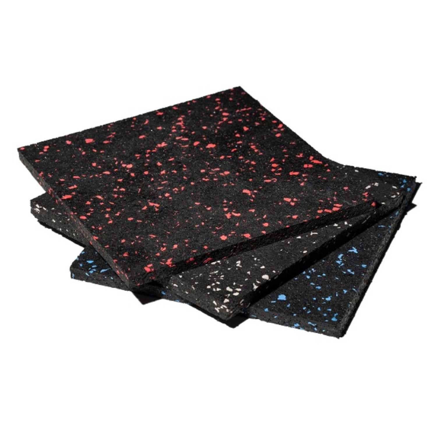 Courage GymFloor Rubber Gym Flooring Rolls Blue 48 in. x 180 in. x - Inhomebuy