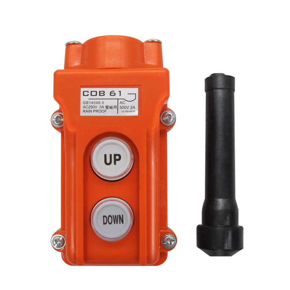 mxuteuk AC 220V/380V Push Button Switch On/Off Start Stop Switch 3 Phase Self Lock Electric Motor Switches Mechanical Equipment Control Station 10A - Inhomebuy