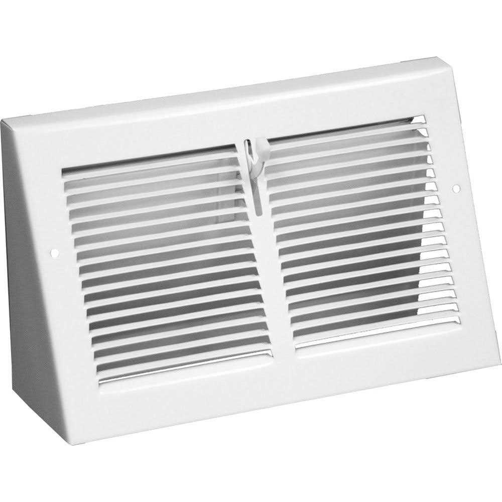 White Triangular Baseboard Register - Inhomebuy