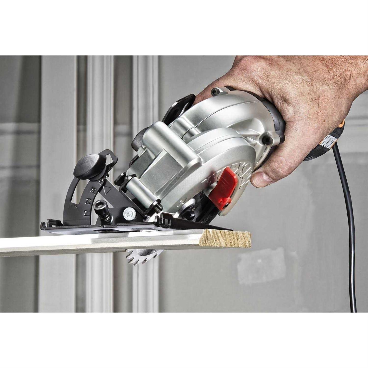 Worx Wx429l Amp Worxsaw Compact Circular Saw - Inhomebuy