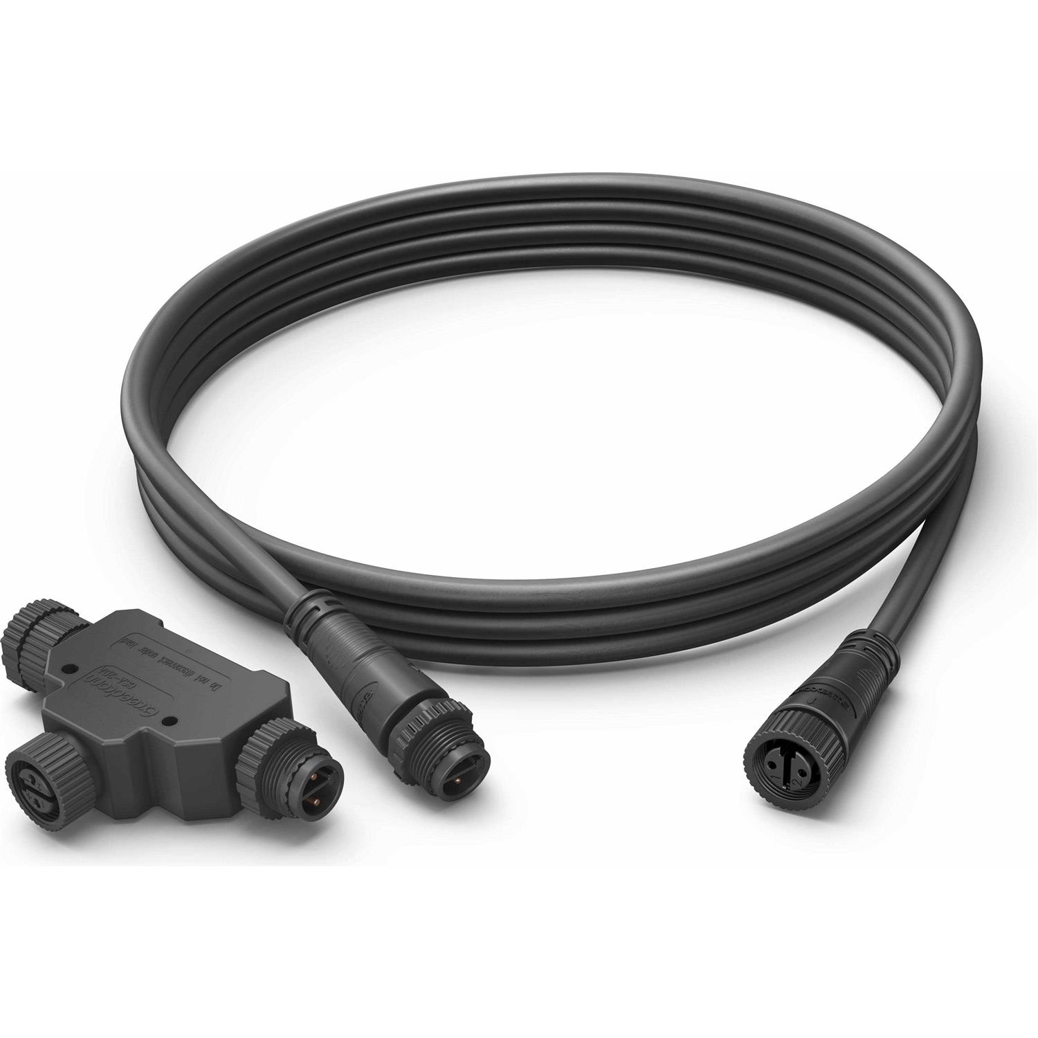 Philips Home Power 3 Outlet Braided 8ft Extension Cord - Inhomebuy