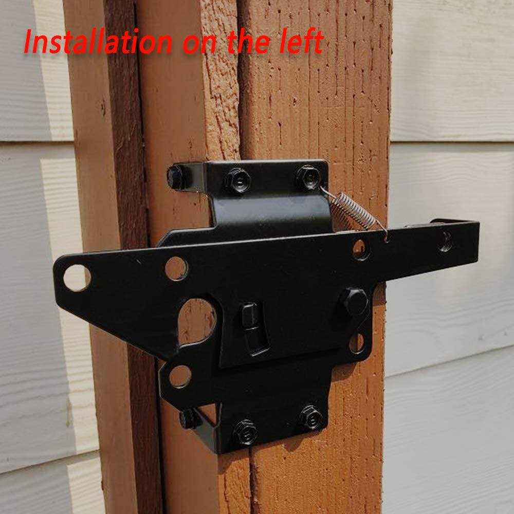 Jiahoo Gate Latch Thumb Latch Hardware Gate Latch for Wooden Fence Heavy Duty - Inhomebuy