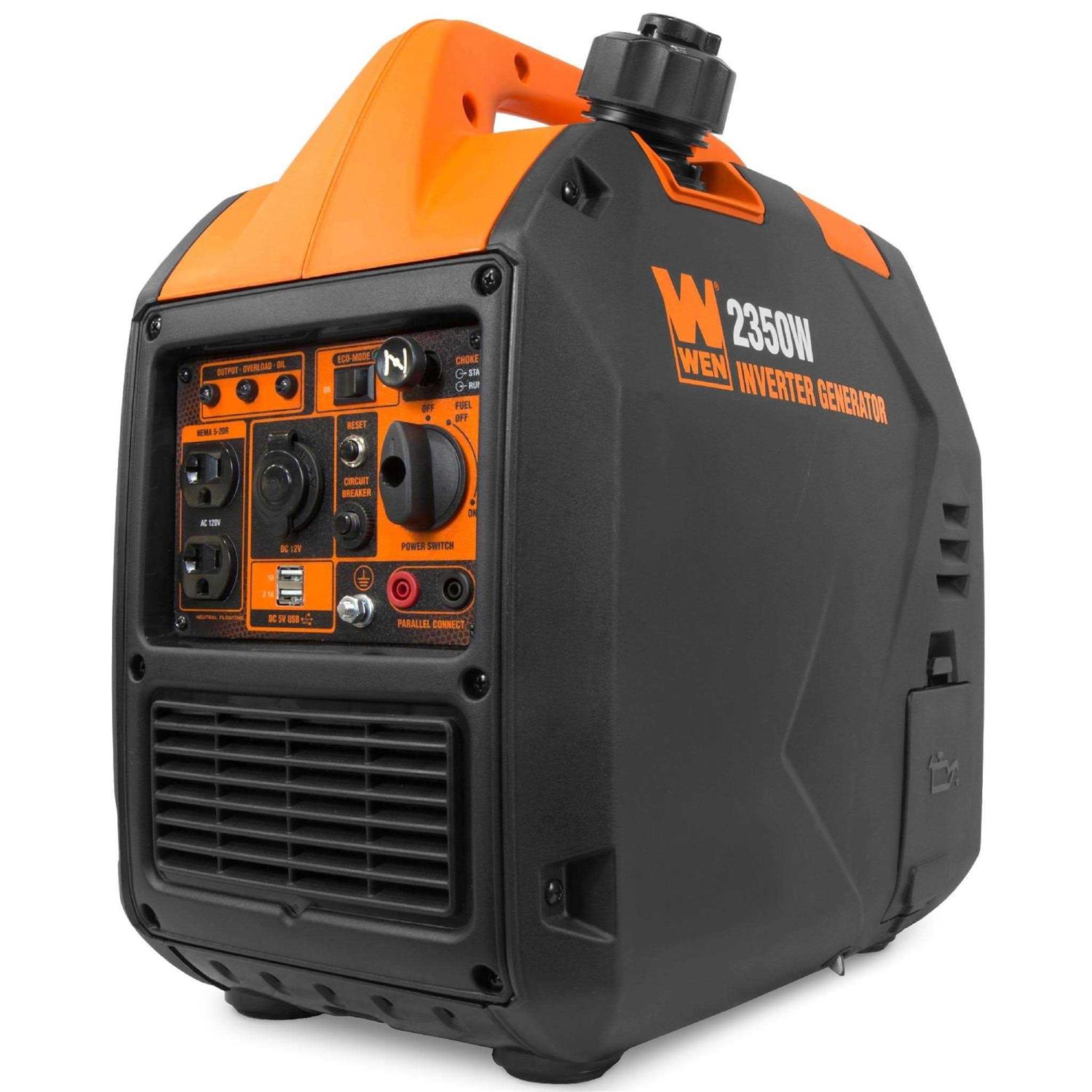 WEN 5600-Watt Portable Generator, Electric Start, 224cc, Transfer-Switch and RV-Ready with CO Shutdown Sensor - Inhomebuy