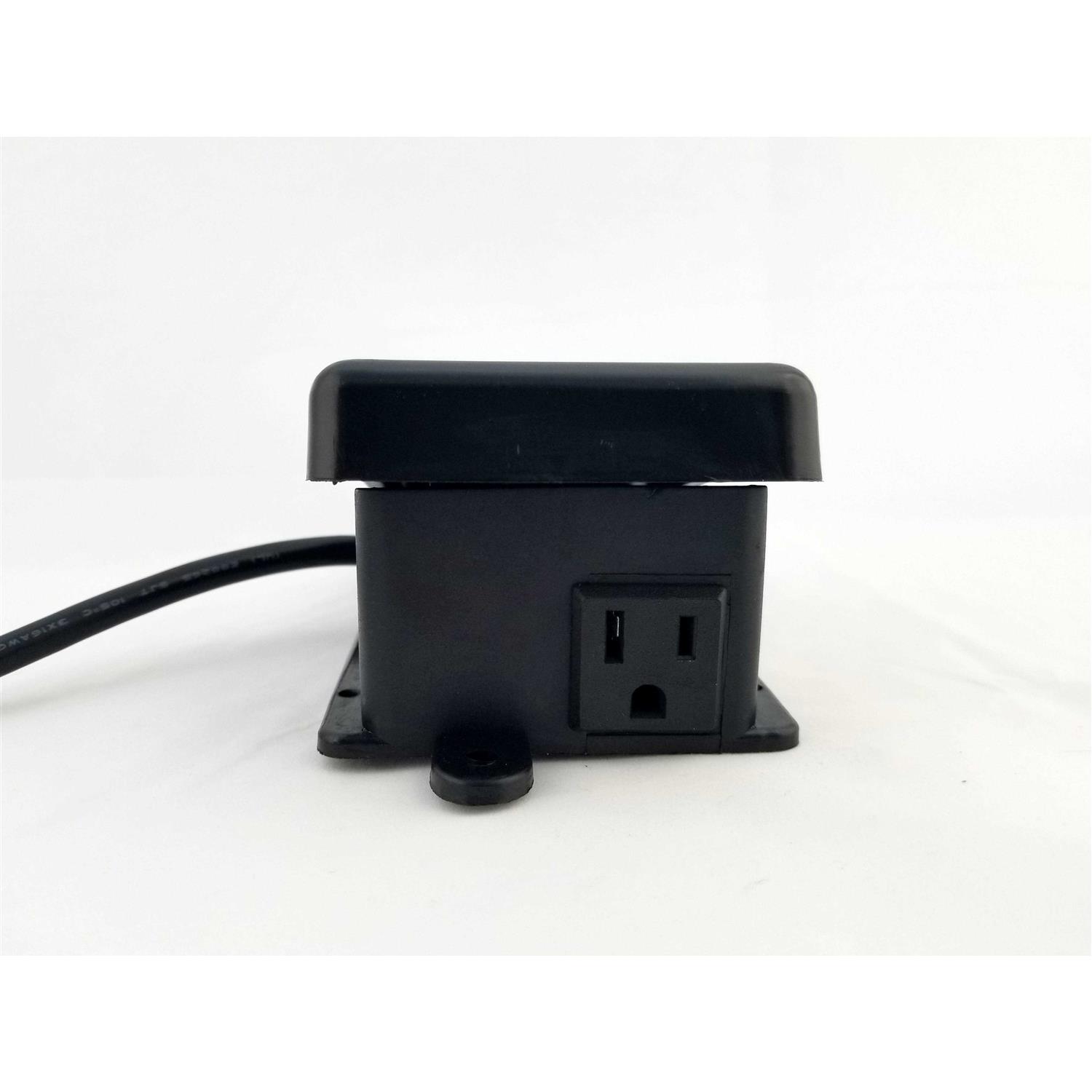 Power Inverter 12v To 110v Dc To Ac Converter With 3 Ac Outlets - Inhomebuy