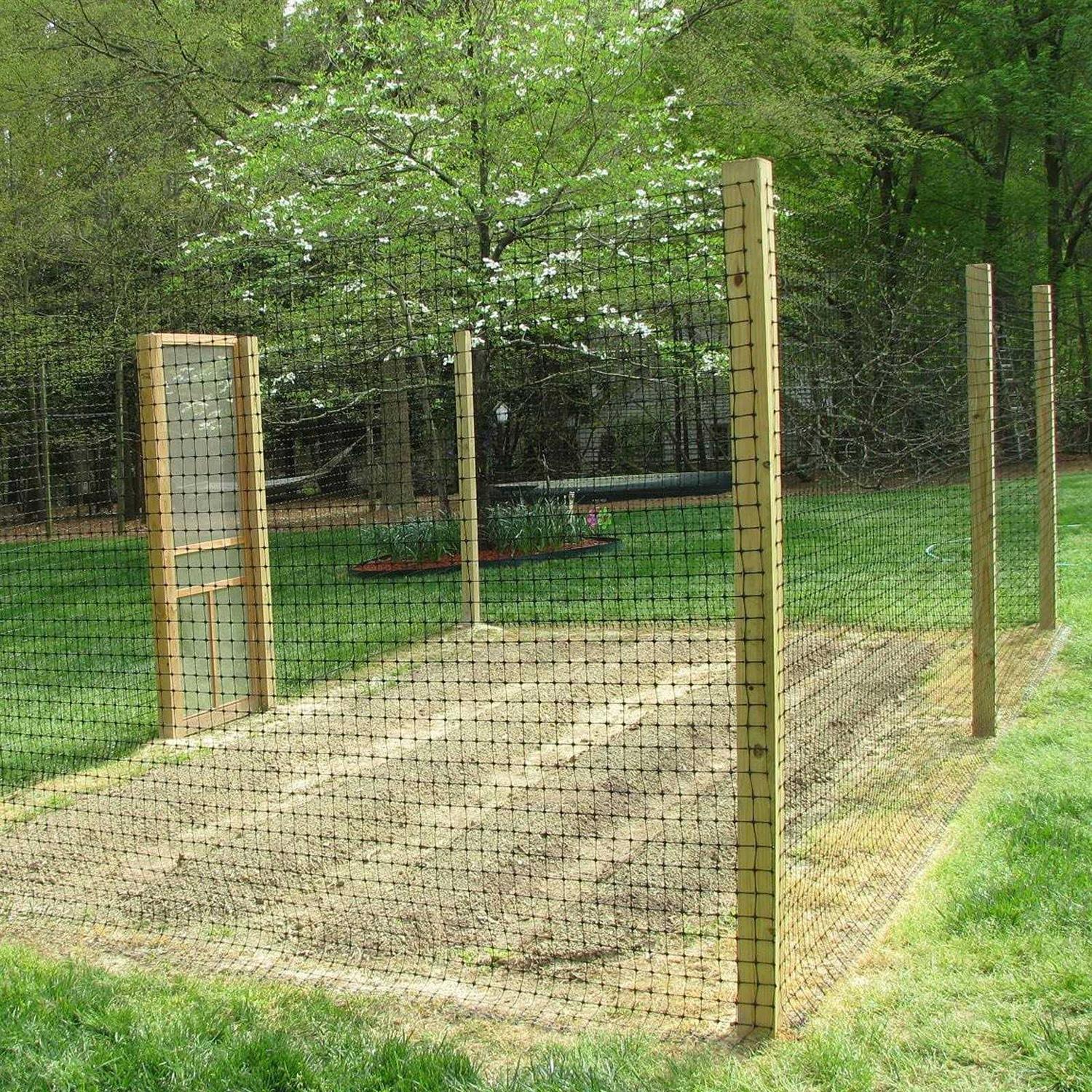 forimo 50′ Hardware Cloth Gauge Black Vinyl Coated Welded Fence Mesh for Home and Garden Fence and Home Improvement Project - Inhomebuy