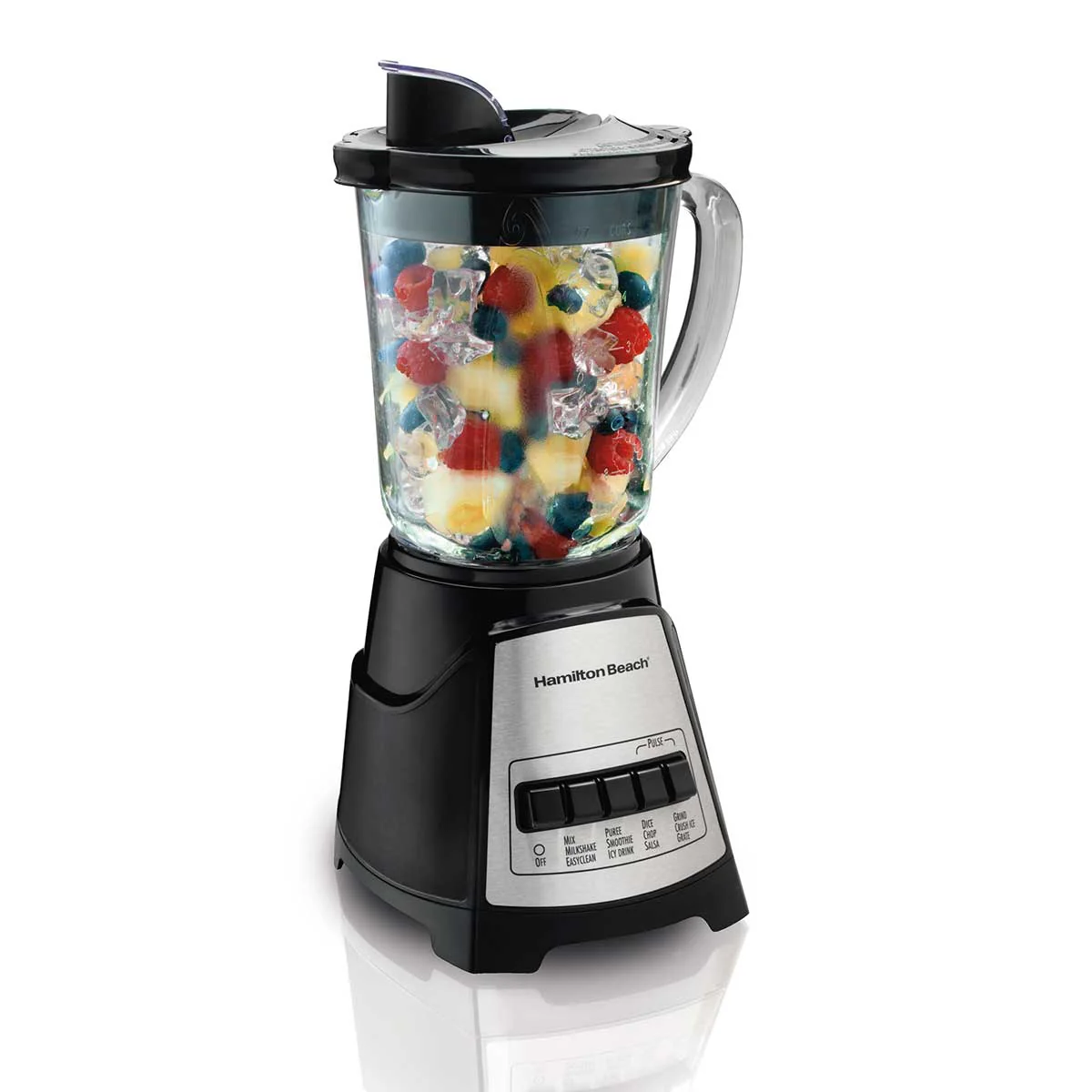 Hamilton Beach Blender: 700W, 12-speed, 40oz glass jar | 58148 - Inhomebuy