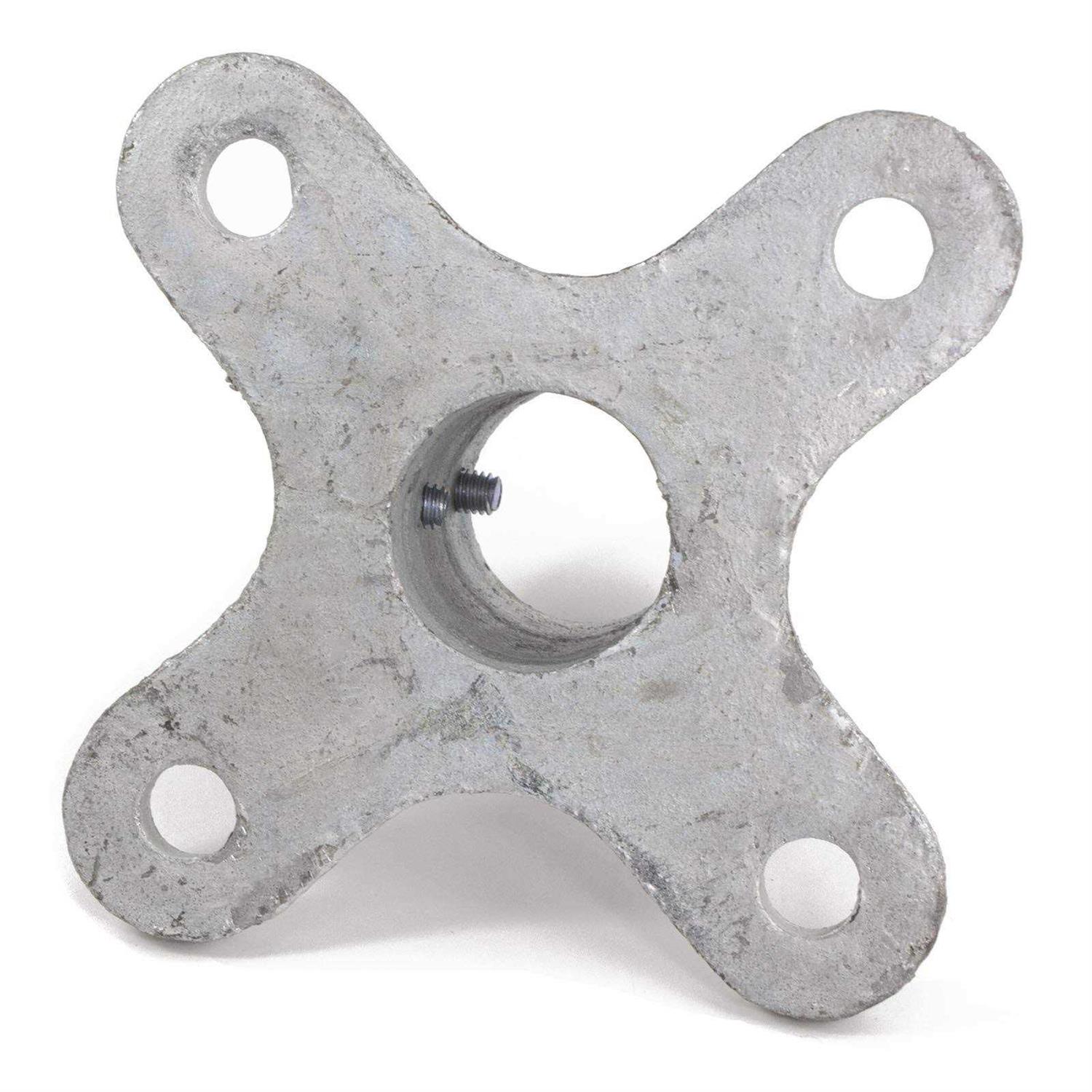 Plum Fittings Posts Floor Flange w/ 2 Set Screws - Inhomebuy