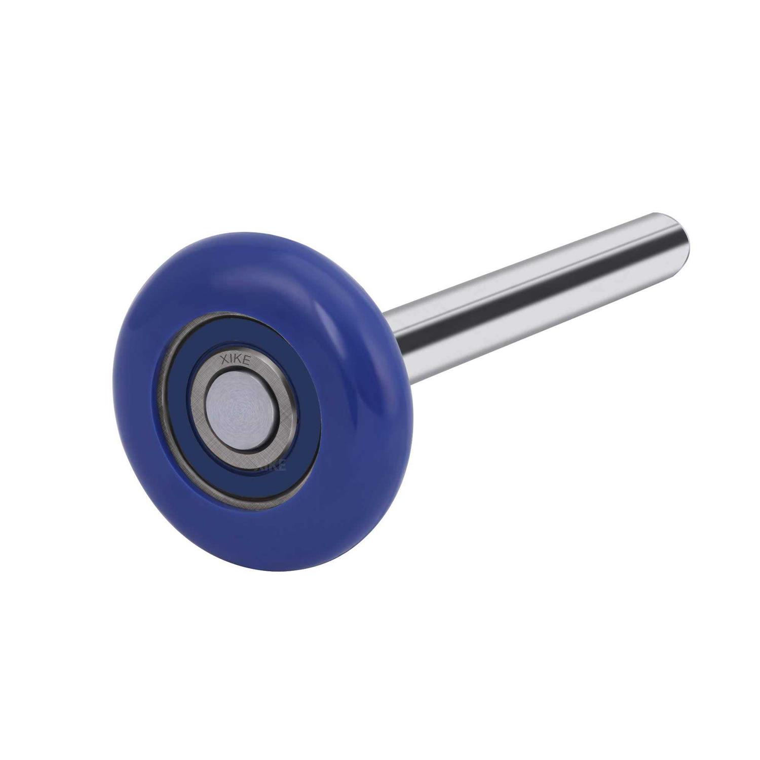 XiKe 10 Pack Blue 2 Nylon Garage Door Roller 7 Stem, Quiet/Durable and High Load - Inhomebuy