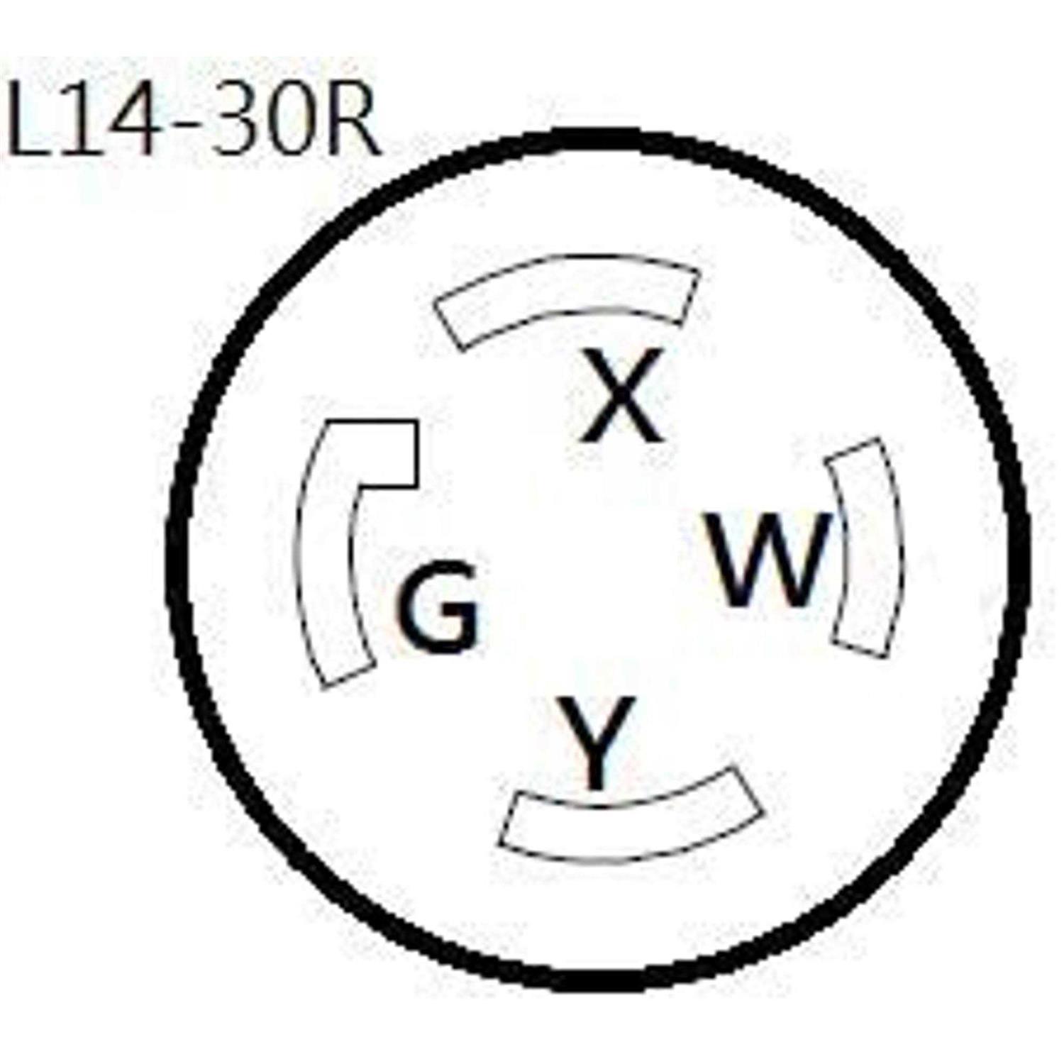 Parkworld 67911 Nema 6-20 Extension Cord 6-20p to 6-20r 250v - Inhomebuy
