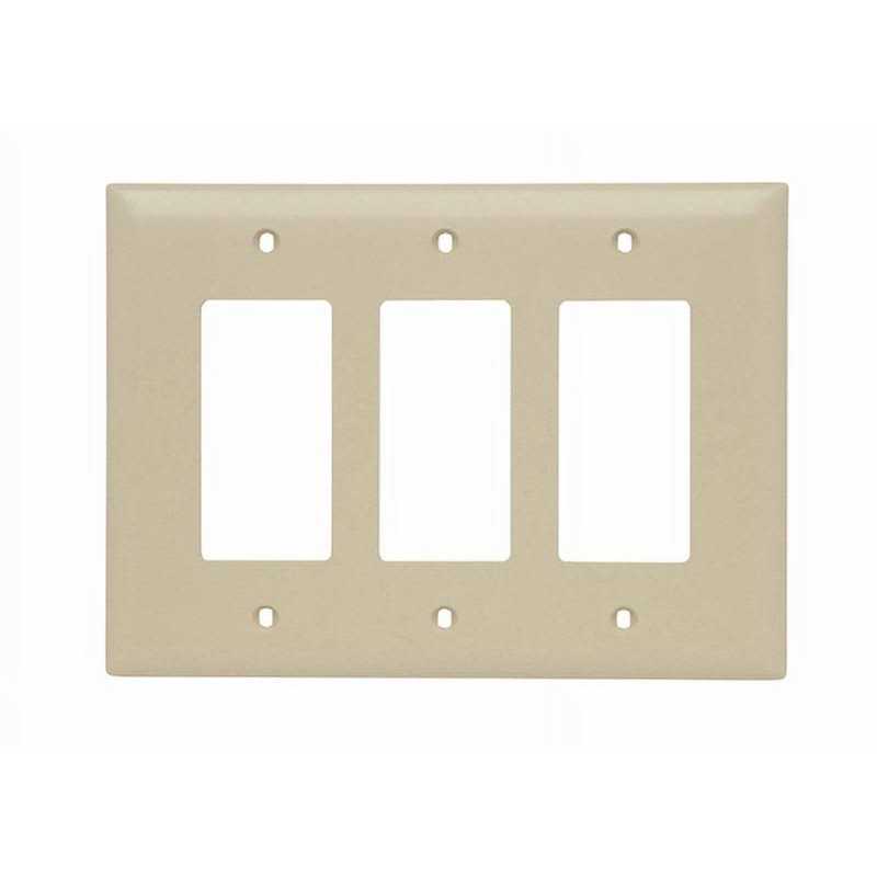 Pass & Seymour Trademaster Jumbo 3-Gang Decorator Wall Plate TPJ263 - Inhomebuy