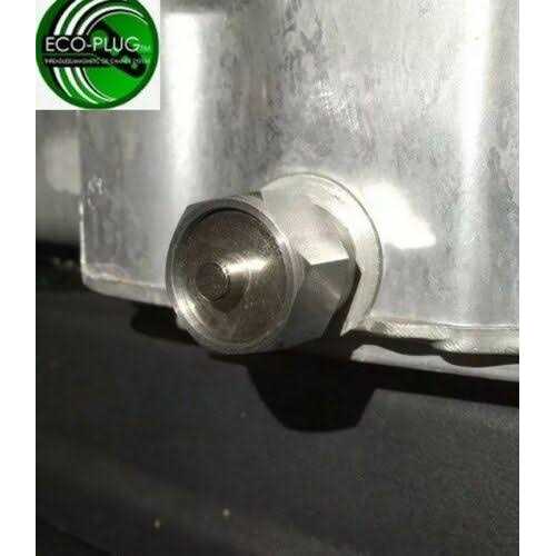Eco-Plug Oil Drain Plug Aluminum Oil Tapered Drain - Inhomebuy
