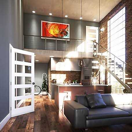 EightDoors 5-Lite Frosted Glass - Inhomebuy