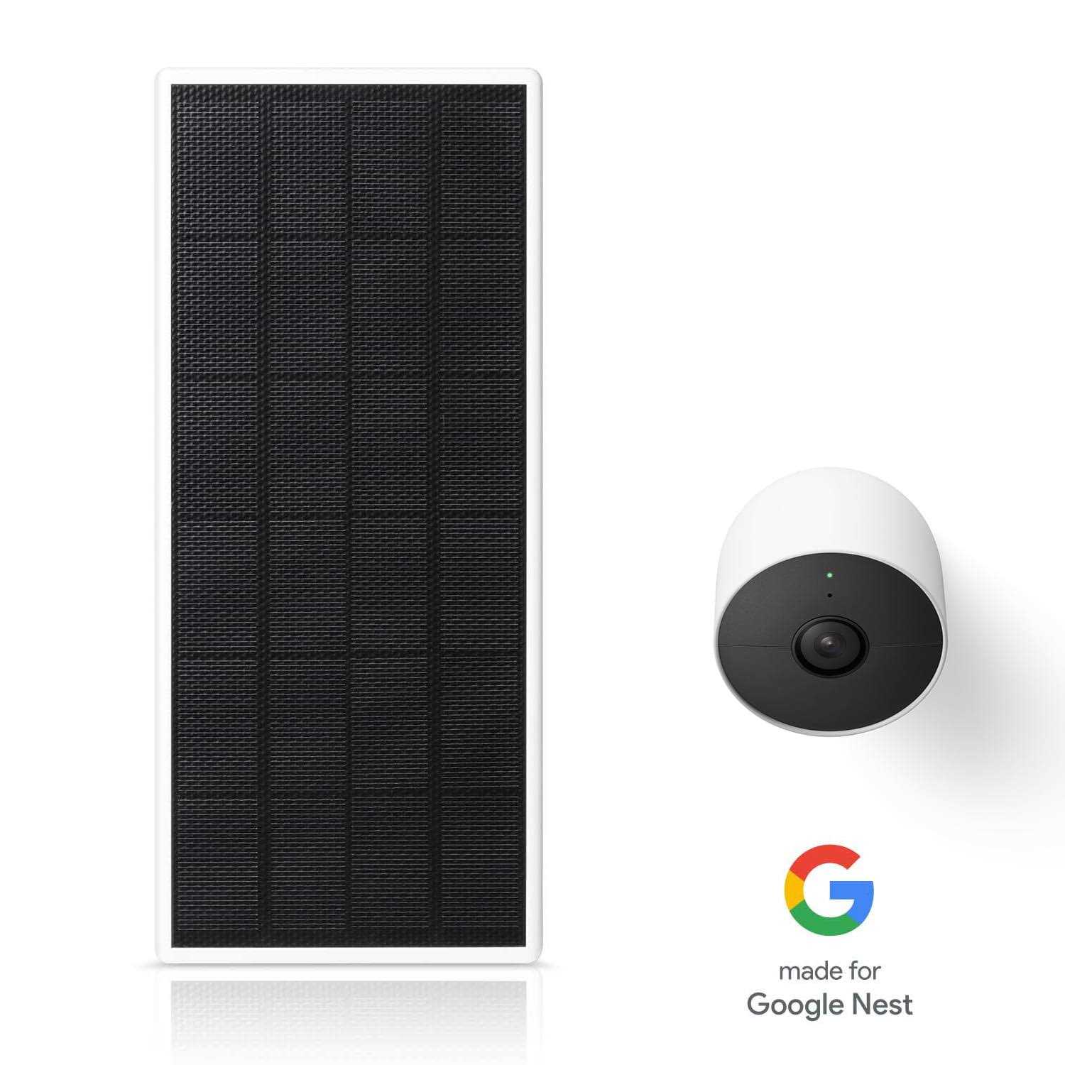Wasserstein Solar Panel for Google Nest Cam Outdoor or Indoor - Inhomebuy