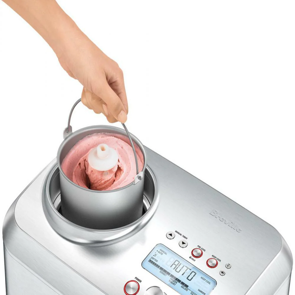 Breville Ice Cream Maker |BCI600BSS| 1.5-quart, with compressor - Inhomebuy