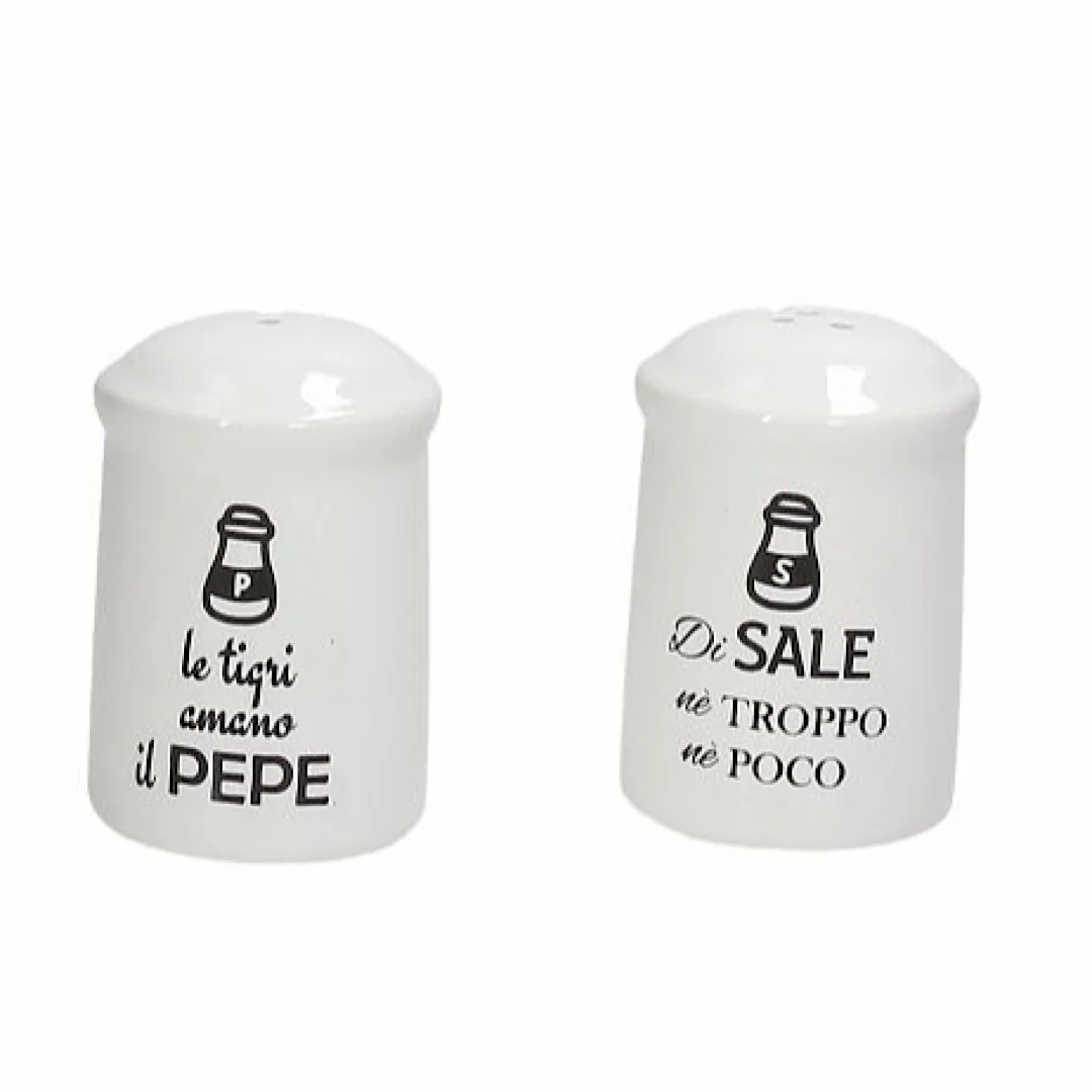 Ceramica Kitchen Cool Salt And Pepper Set of 2 - Inhomebuy