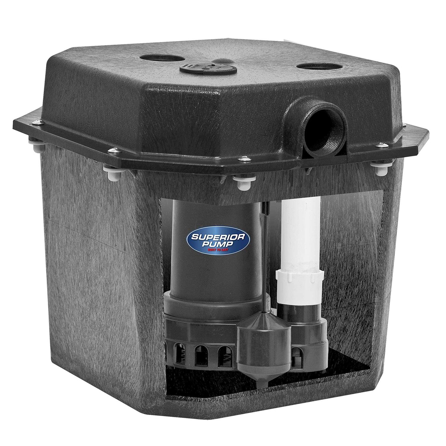 Superior Pump 91250 1/4 HP Submersible Thermoplastic Utility Pump - Inhomebuy