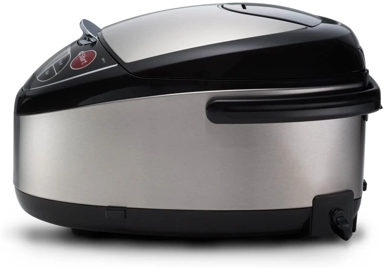 Tiger Rice Cooker: 5.5 cup, multi-function, s/s + black | JAX-T10U - Inhomebuy