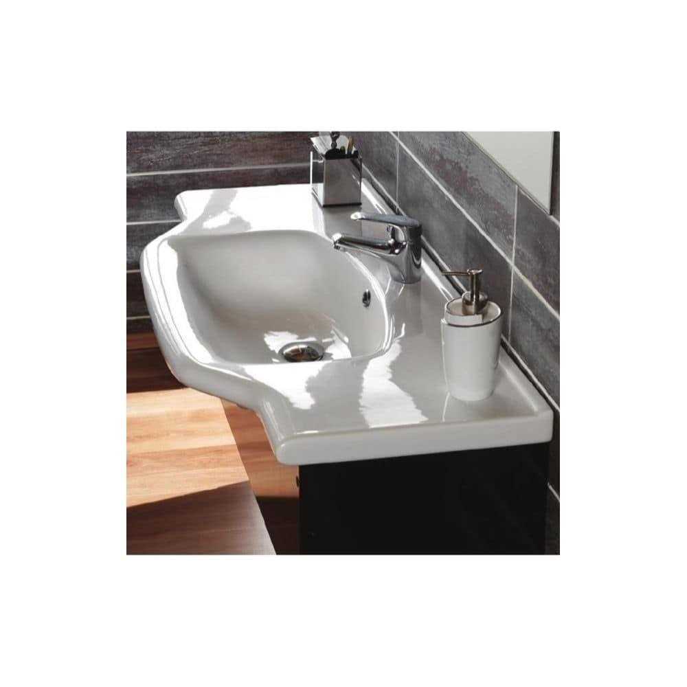 Nameeks 8031/60-No Hole Scarabeo 23-3/4 Ceramic Vessel Bathroom Sink Scarabeo 8031/60-No Hole - Inhomebuy