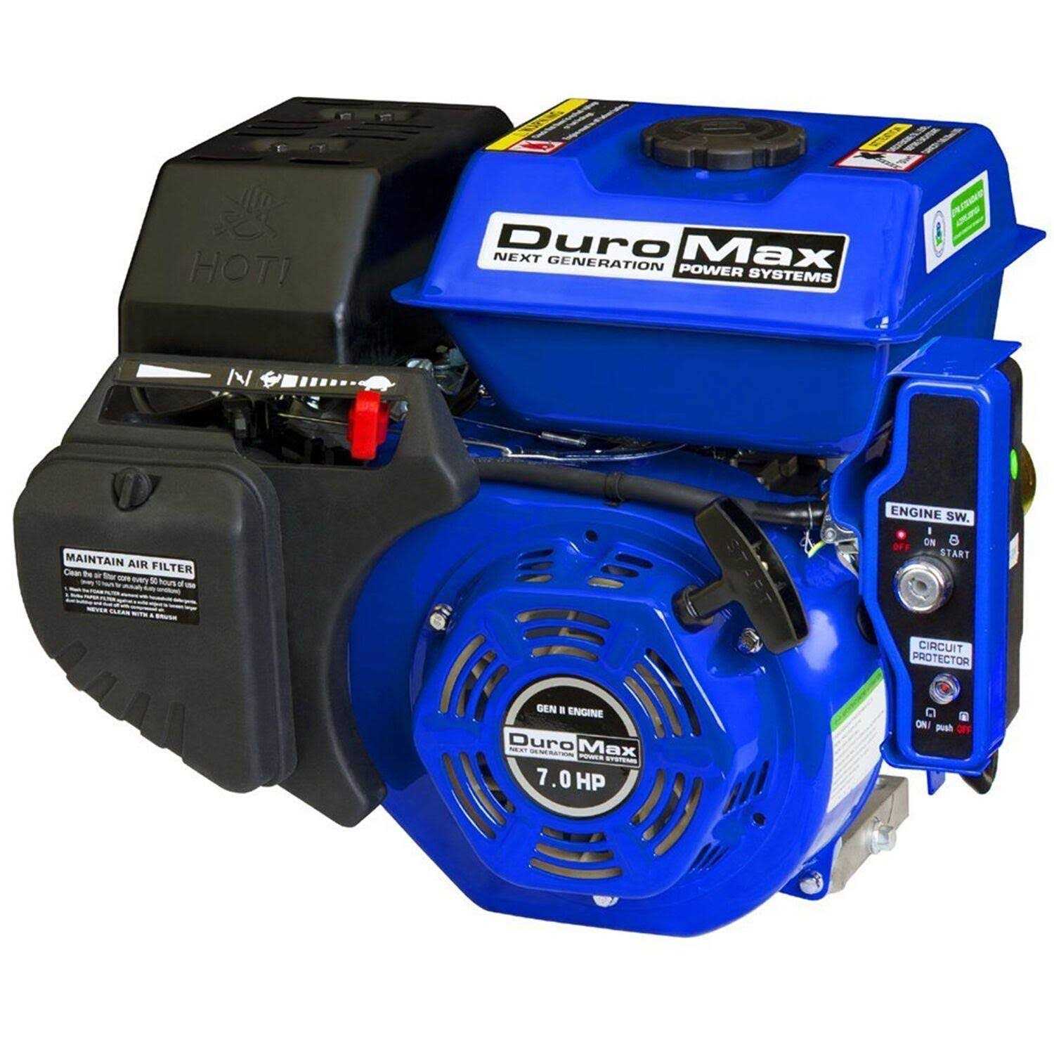 DuroMax 208cc 3/4-Inch Shaft Recoil Start Engine XP7HP - Inhomebuy