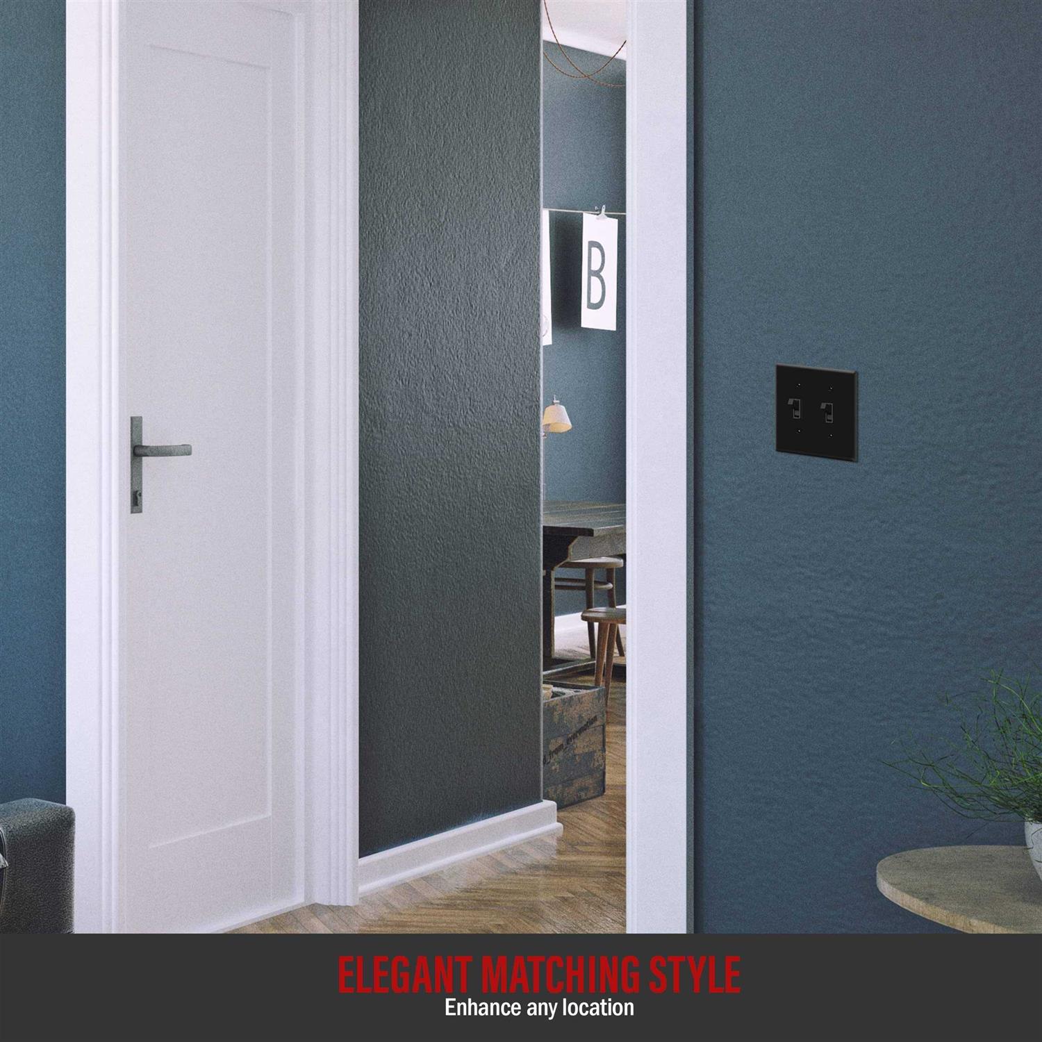 Enerlites Double Toggle Switch Cover Two Gang Light Switch Wall Plate - Inhomebuy