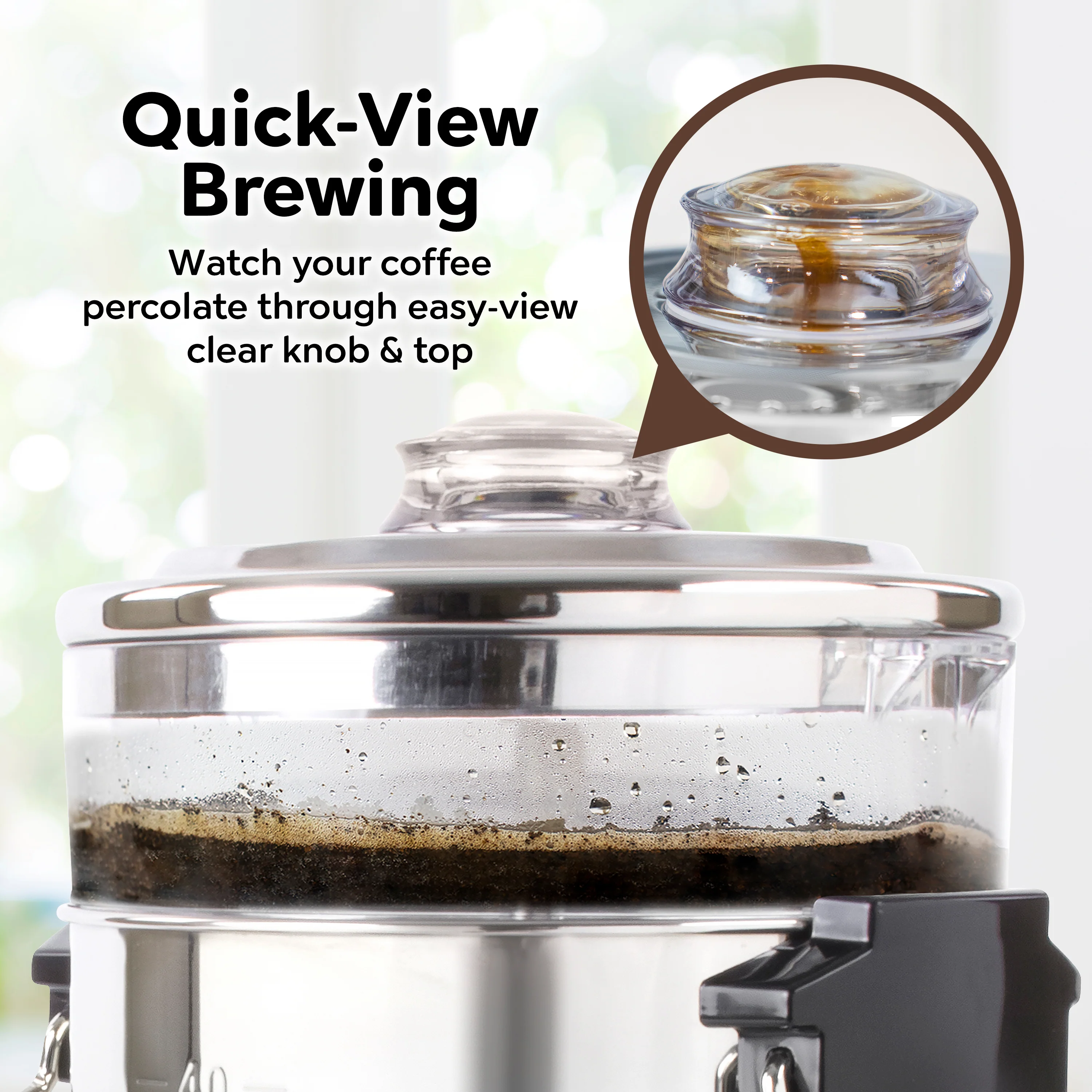 HomeCraft 1000-Watt Automatic 40-Cup Coffee Urn - Inhomebuy